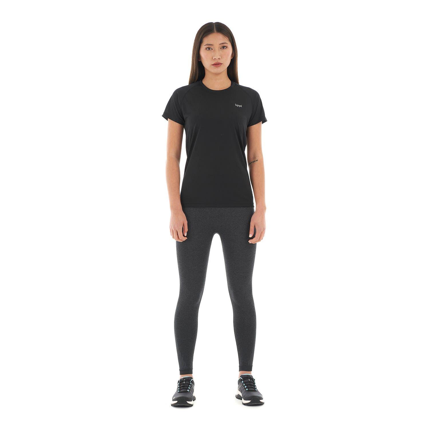 Polera Mujer Core Q-Dry Breathing T-Shirt Negro Lippi-8