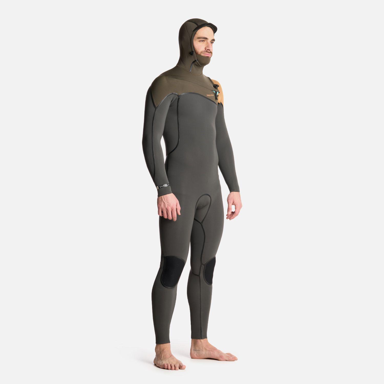 Traje de Surf Hombre Queule 4:3 Gris Grafito Haka Honu-1