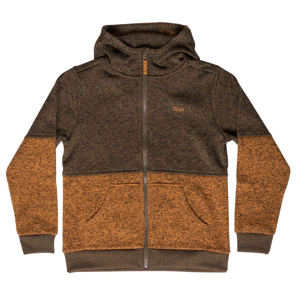 Poleron Niño Chinchilla Therm-Pro Hoody Jacket Mostaza / Verde Militar Lippi-0