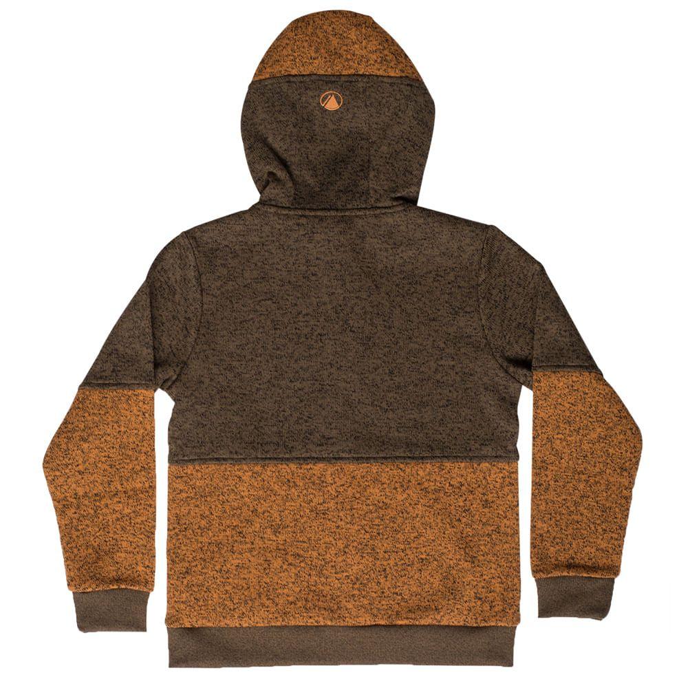 Poleron Niño Chinchilla Therm-Pro Hoody Jacket Mostaza / Verde Militar Lippi-2