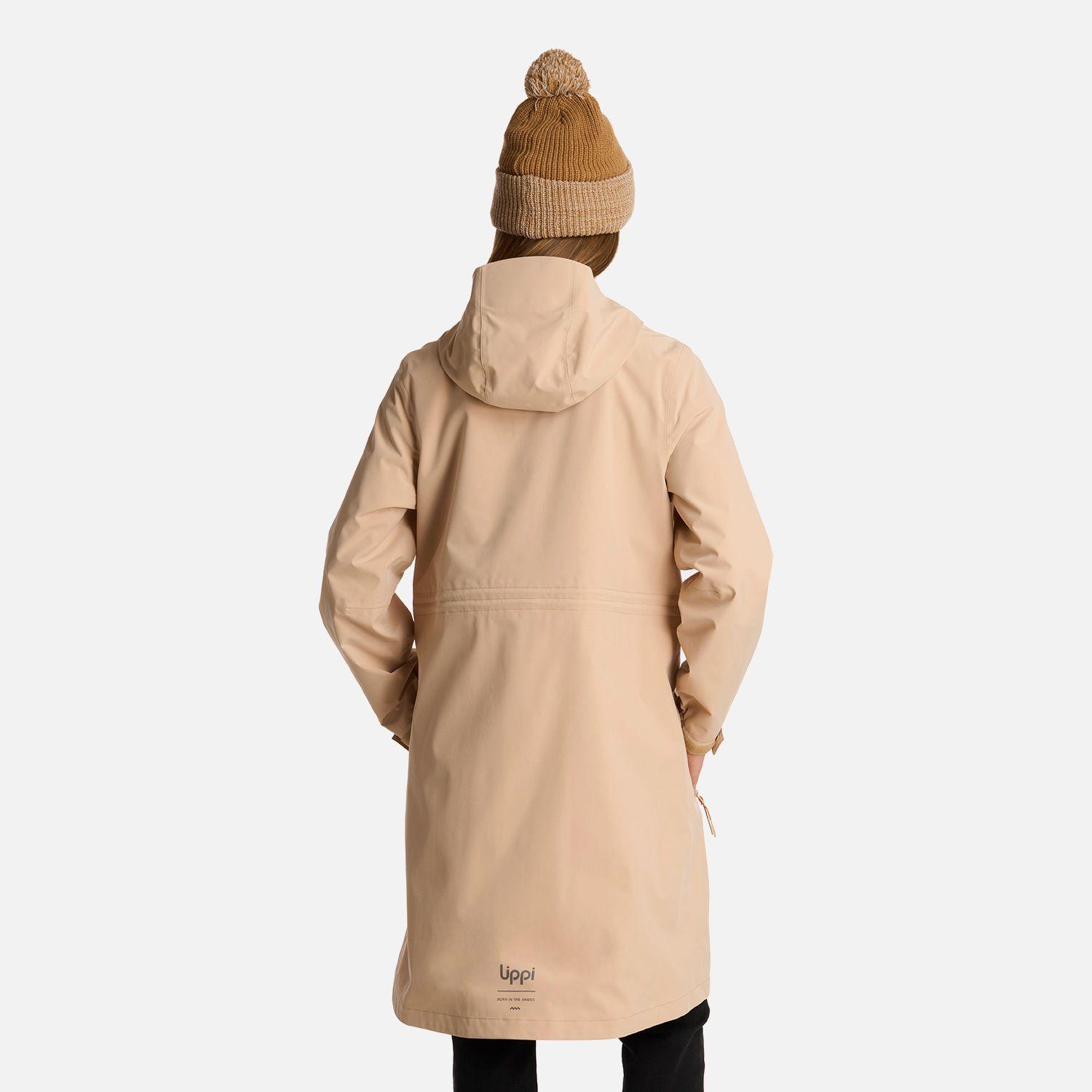 Chaqueta Mujer Mountains Live B-dry Long Caqui Lippi I25-2