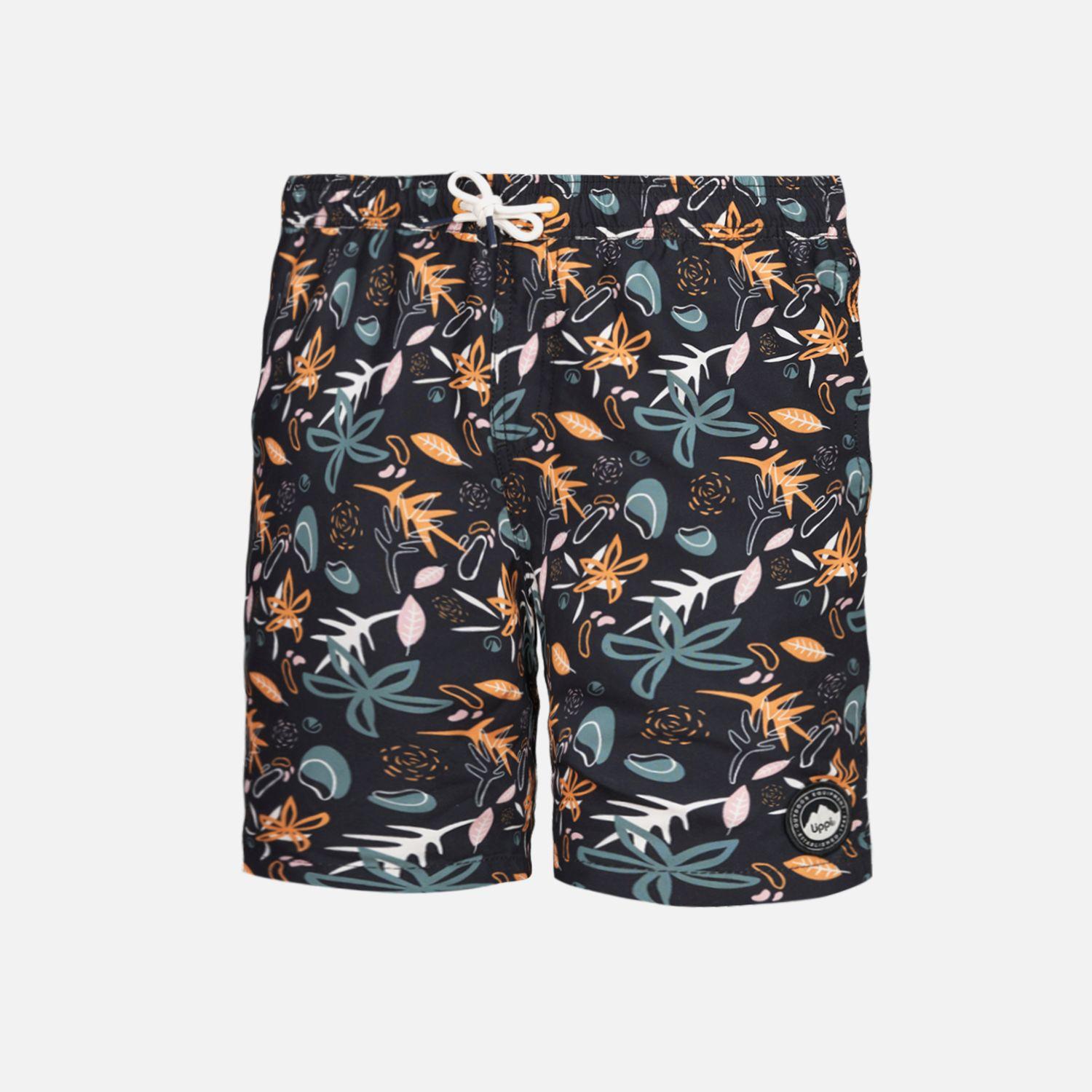 Traje de Baño Teen Boy Aqua Swimwear Print Negro Lippi-0