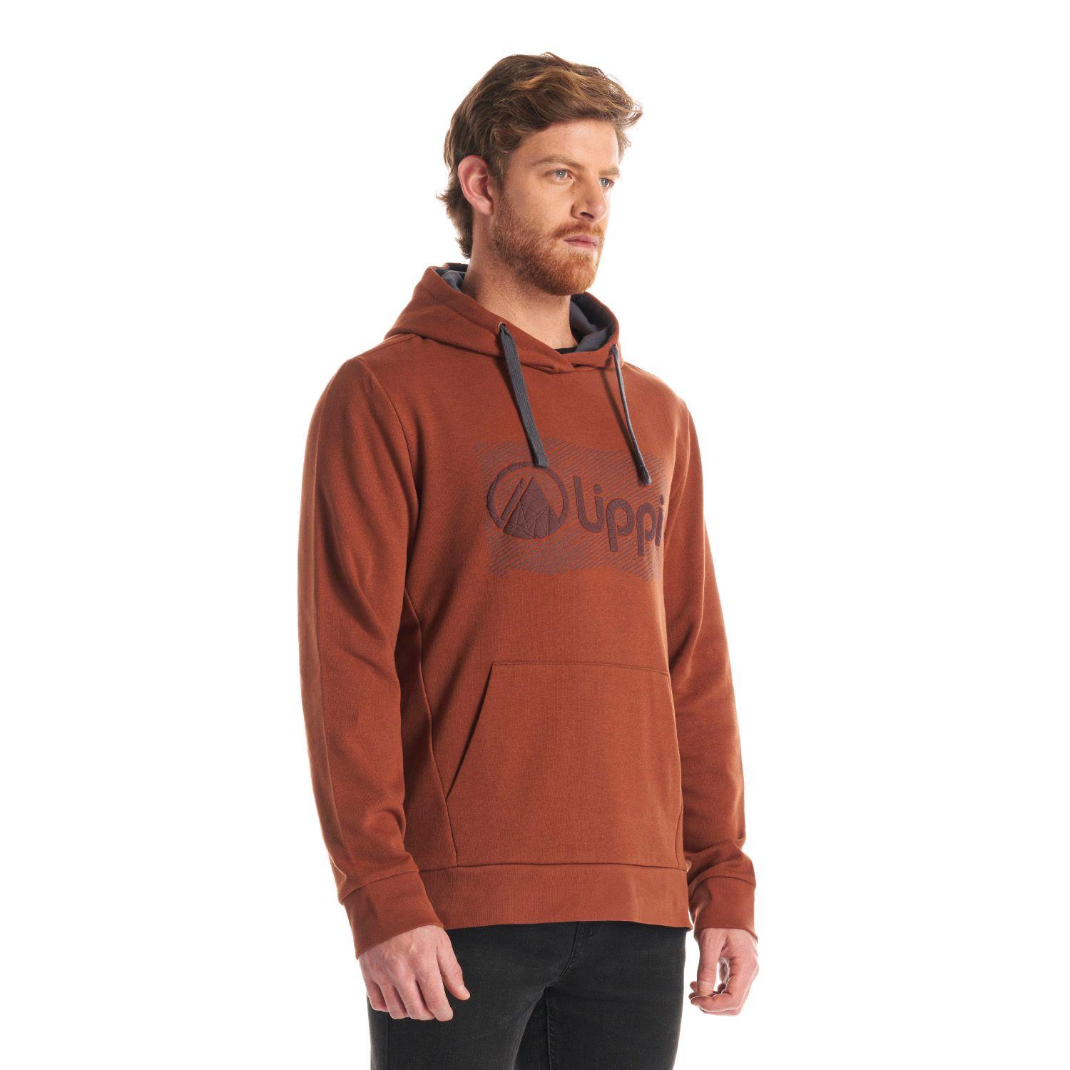 Poleron Hombre Insigne Hoody Sweatshirt Terracota Lippi V22-2