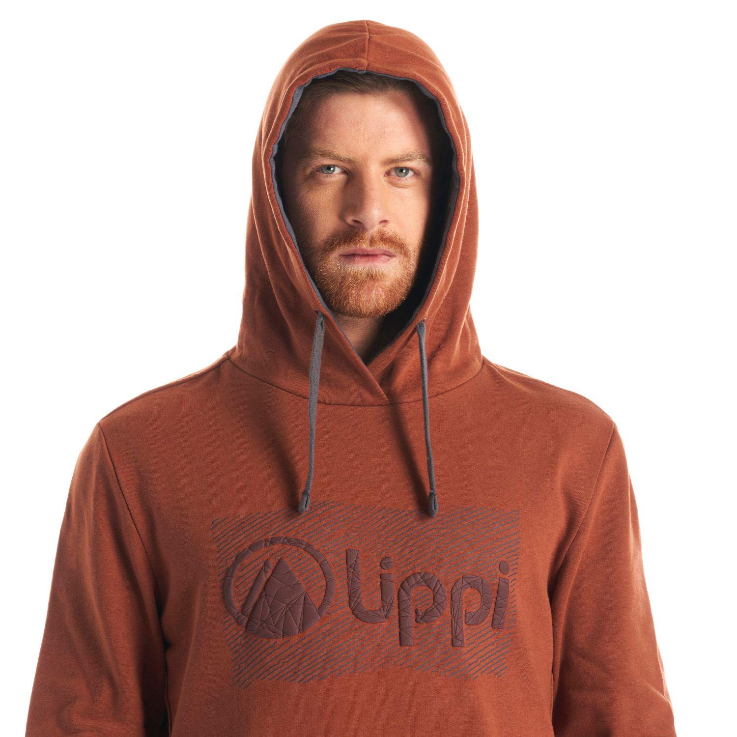 Poleron Hombre Insigne Hoody Sweatshirt Terracota Lippi V22-6