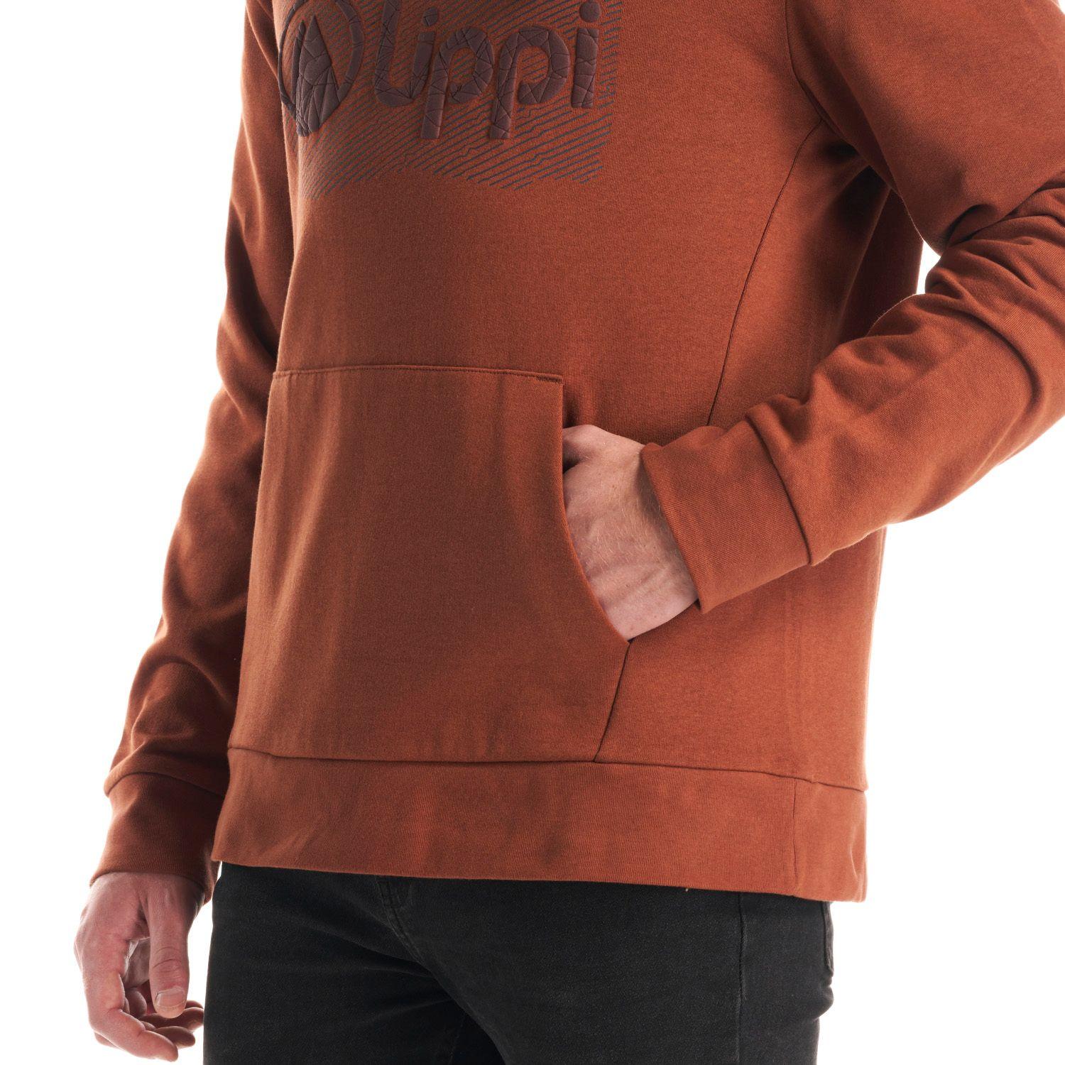 Poleron Hombre Insigne Hoody Sweatshirt Terracota Lippi V22-7