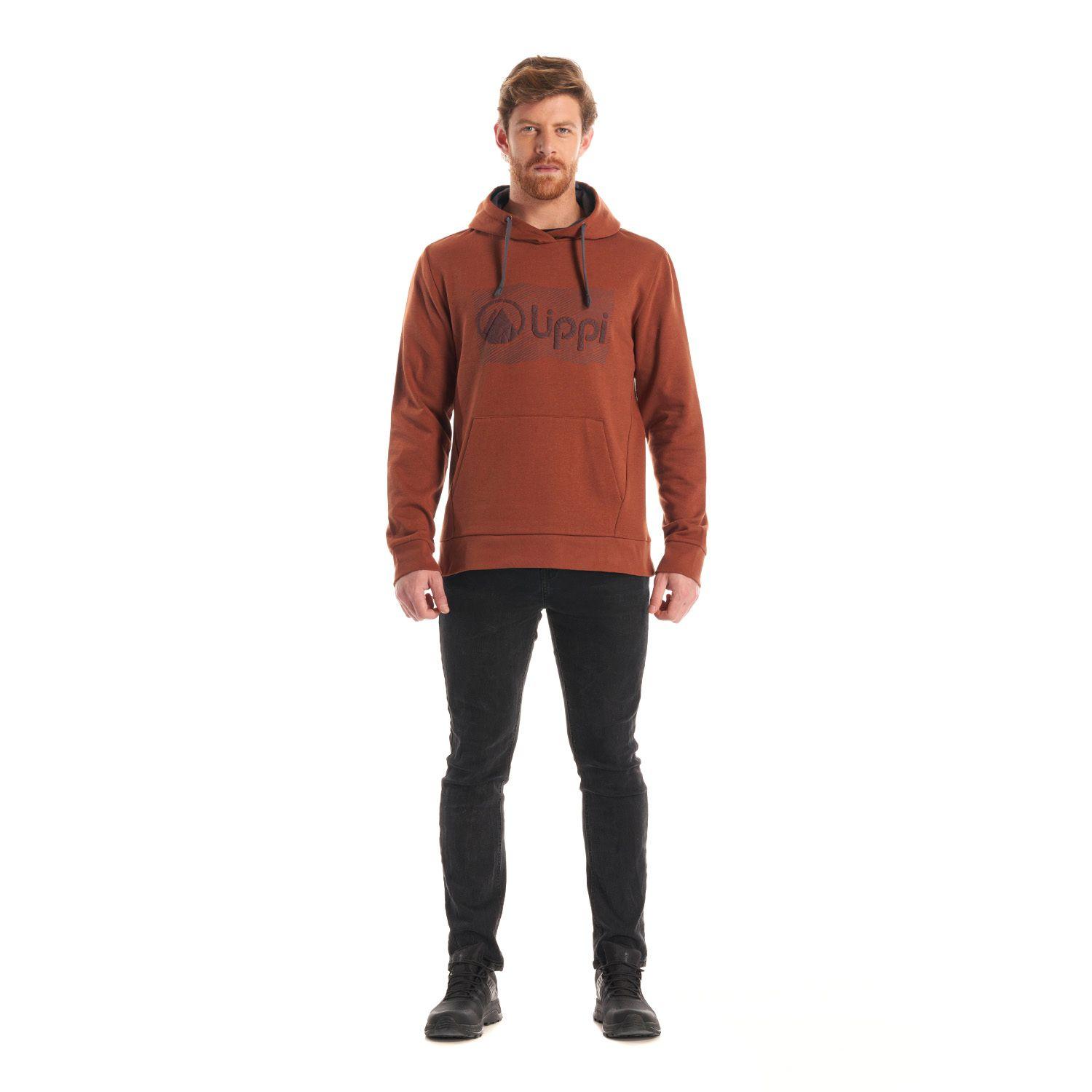 Poleron Hombre Insigne Hoody Sweatshirt Terracota Lippi V22-8