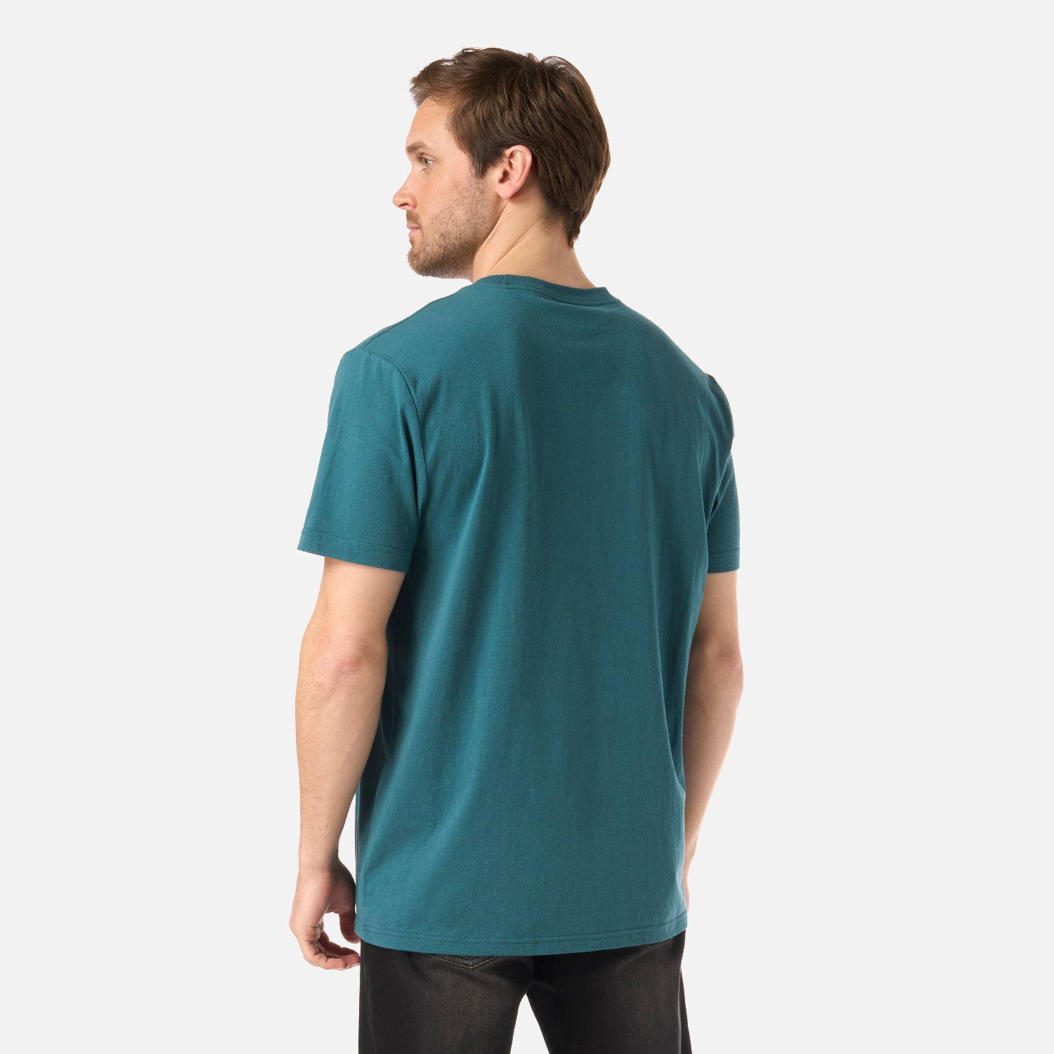 Polera Hombre Logo Lippi Front Print T-Shirt Petroleo Oscuro Lippi V26-2