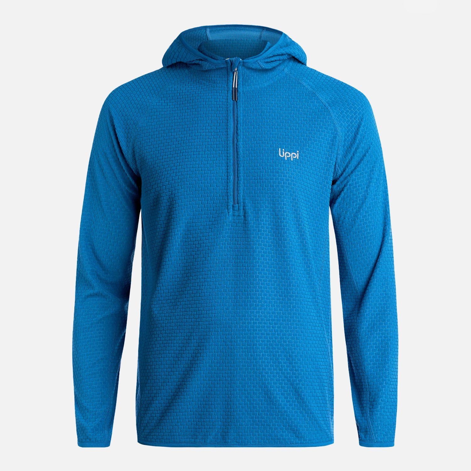 Polerón Hombre Jacaranda Nano-F 14 Zip Hoody Azul Lippi V25-5
