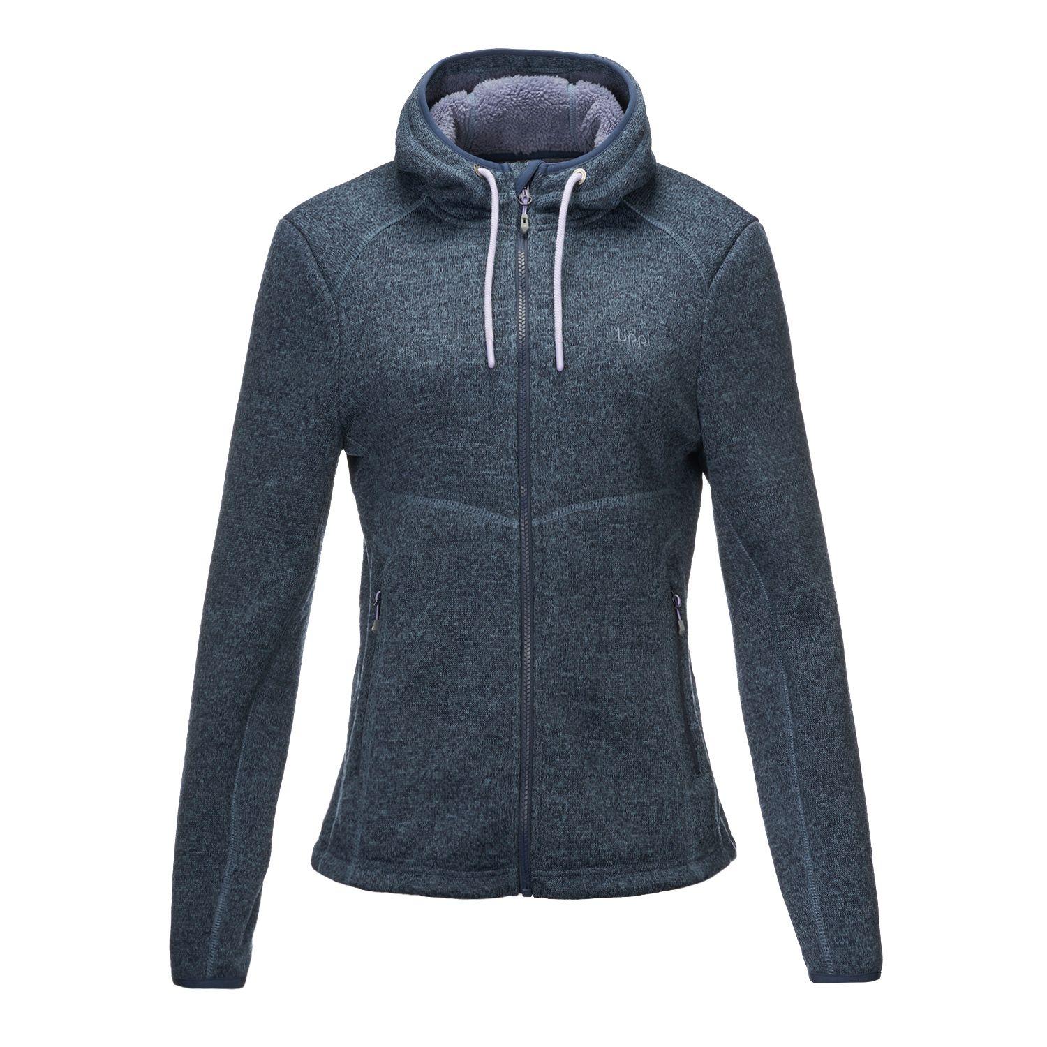 Polar Mujer Sense Blend-Pro Hoody Jacket Melange Blue Lippi-0