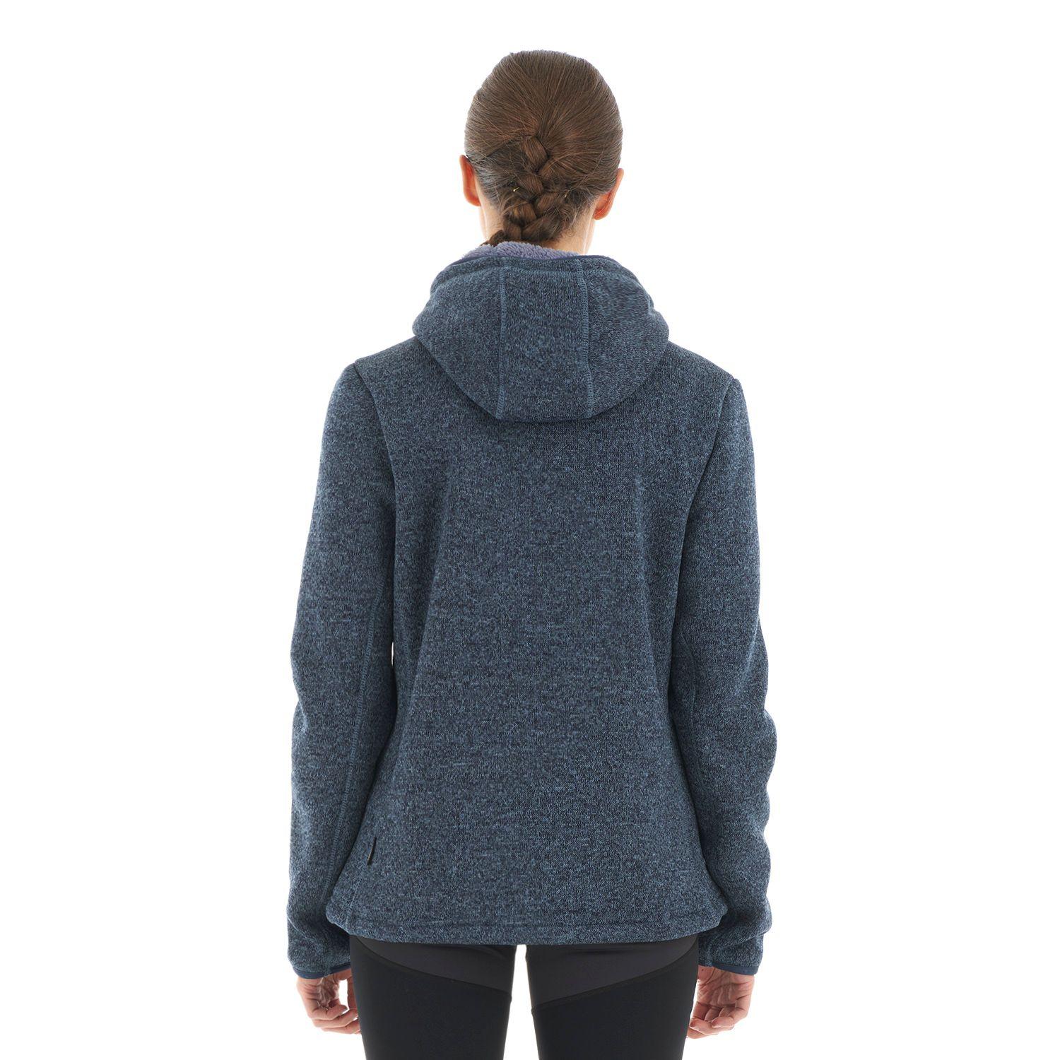 Polar Mujer Sense Blend-Pro Hoody Jacket Melange Blue Lippi-5