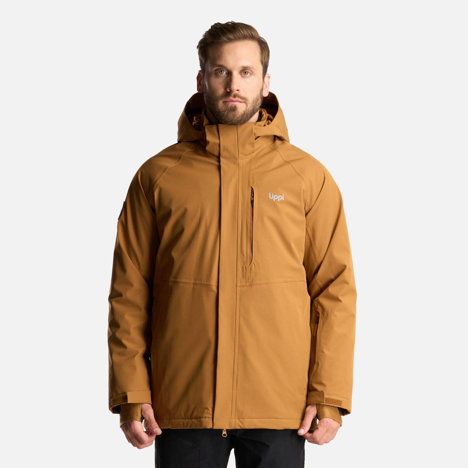 Chaqueta Hombre Andes B-Dry Hoody Jacket Cafe Claro Lippi-0