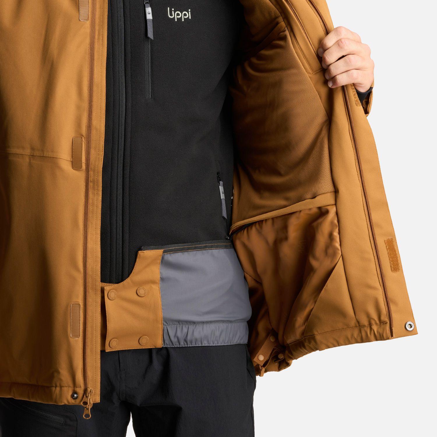 Chaqueta Hombre Andes B-Dry Hoody Jacket Cafe Claro Lippi-4