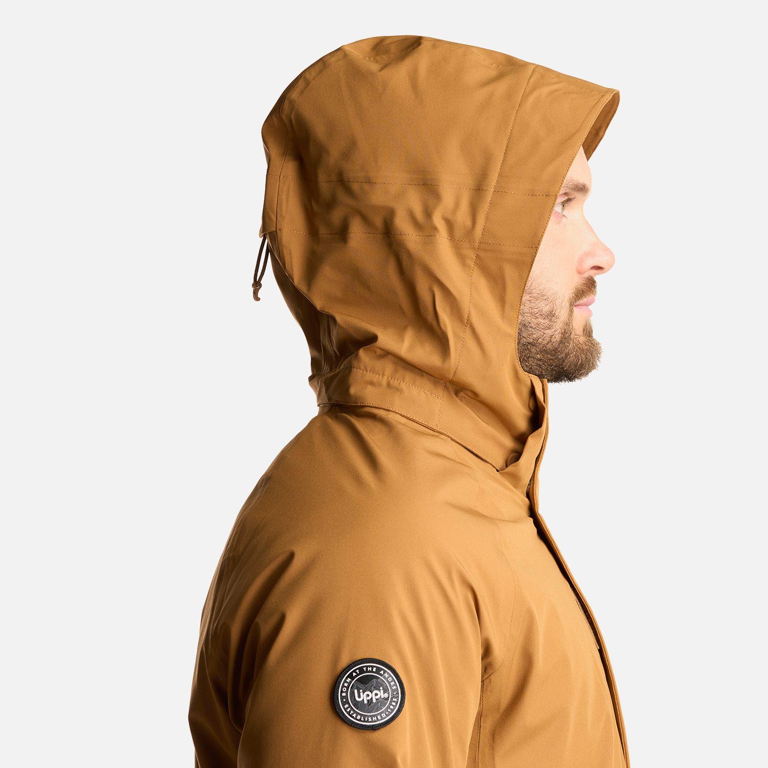 Chaqueta Hombre Andes B-Dry Hoody Jacket Cafe Claro Lippi-7