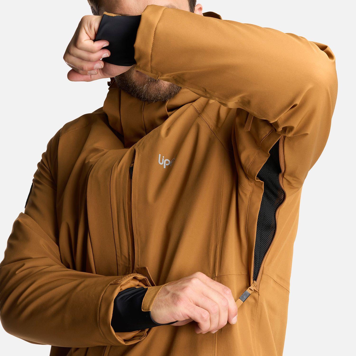 Chaqueta Hombre Andes B-Dry Hoody Jacket Cafe Claro Lippi-9