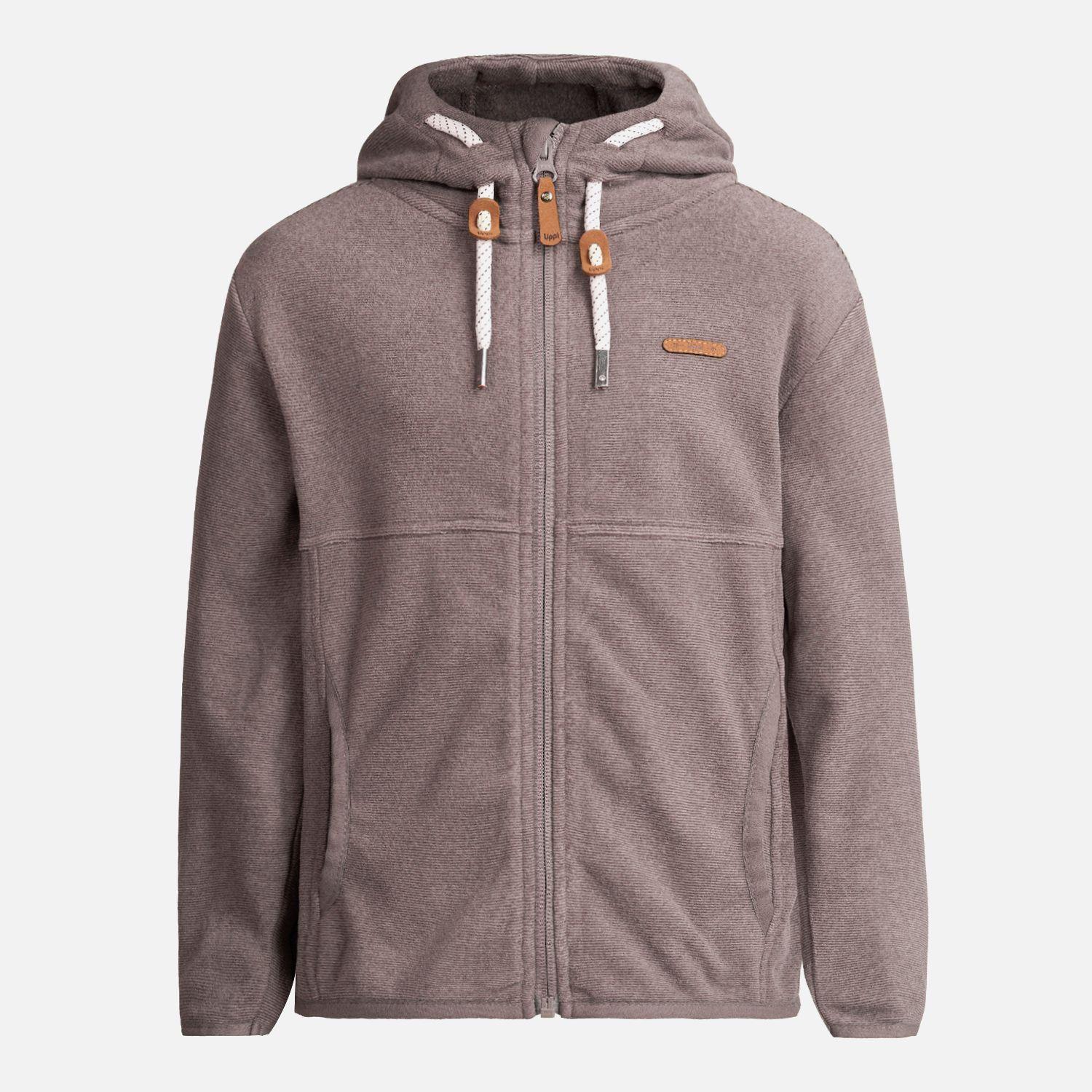 Poleron Niña Stripes Nano-F Full Zip Hoody Malva Lippi I23-0