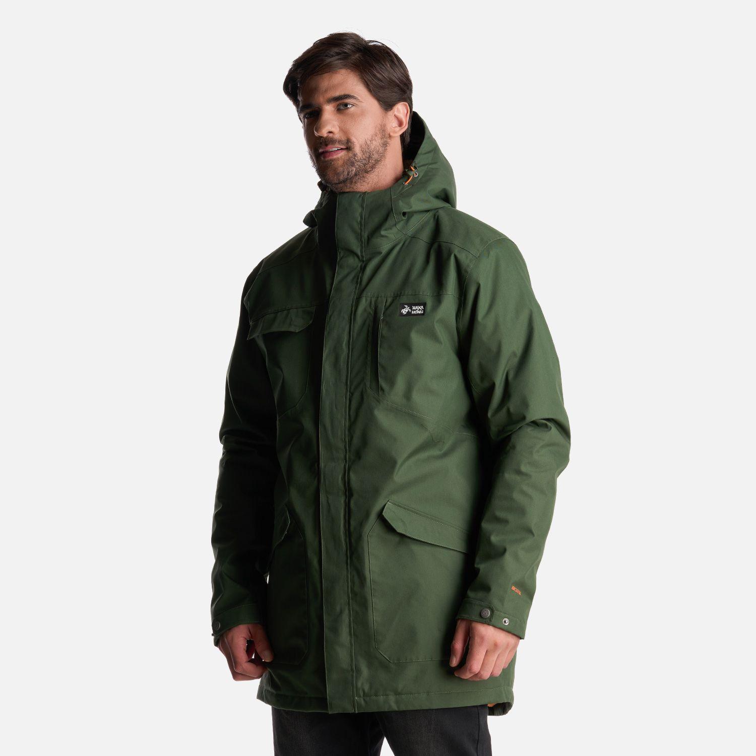 Chaqueta Hombre Yak Verde Militar Haka Honu-2