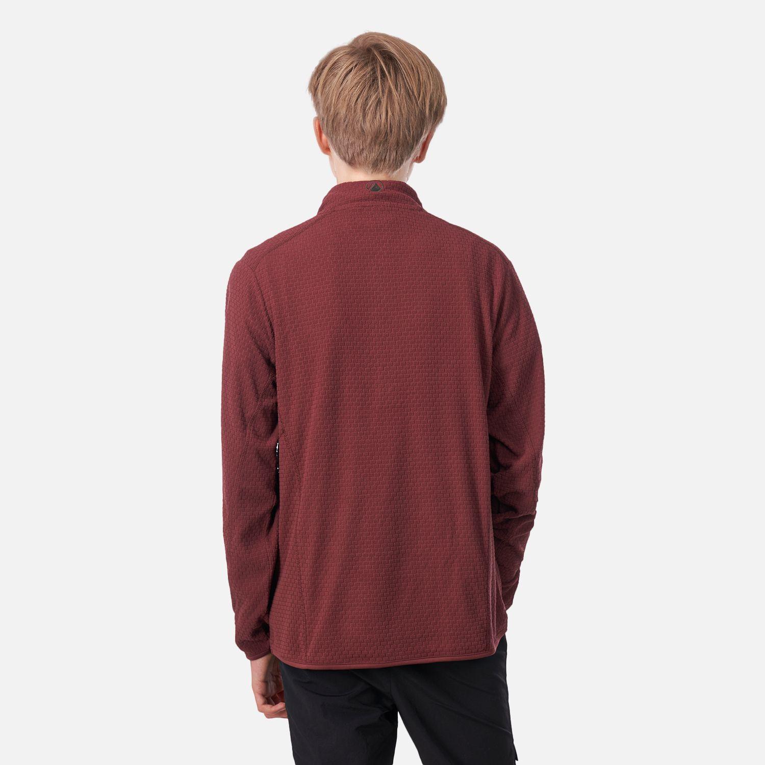 Poleron Teen Boy Mild Nano-F 14 Zip Burdeo Lippi-2