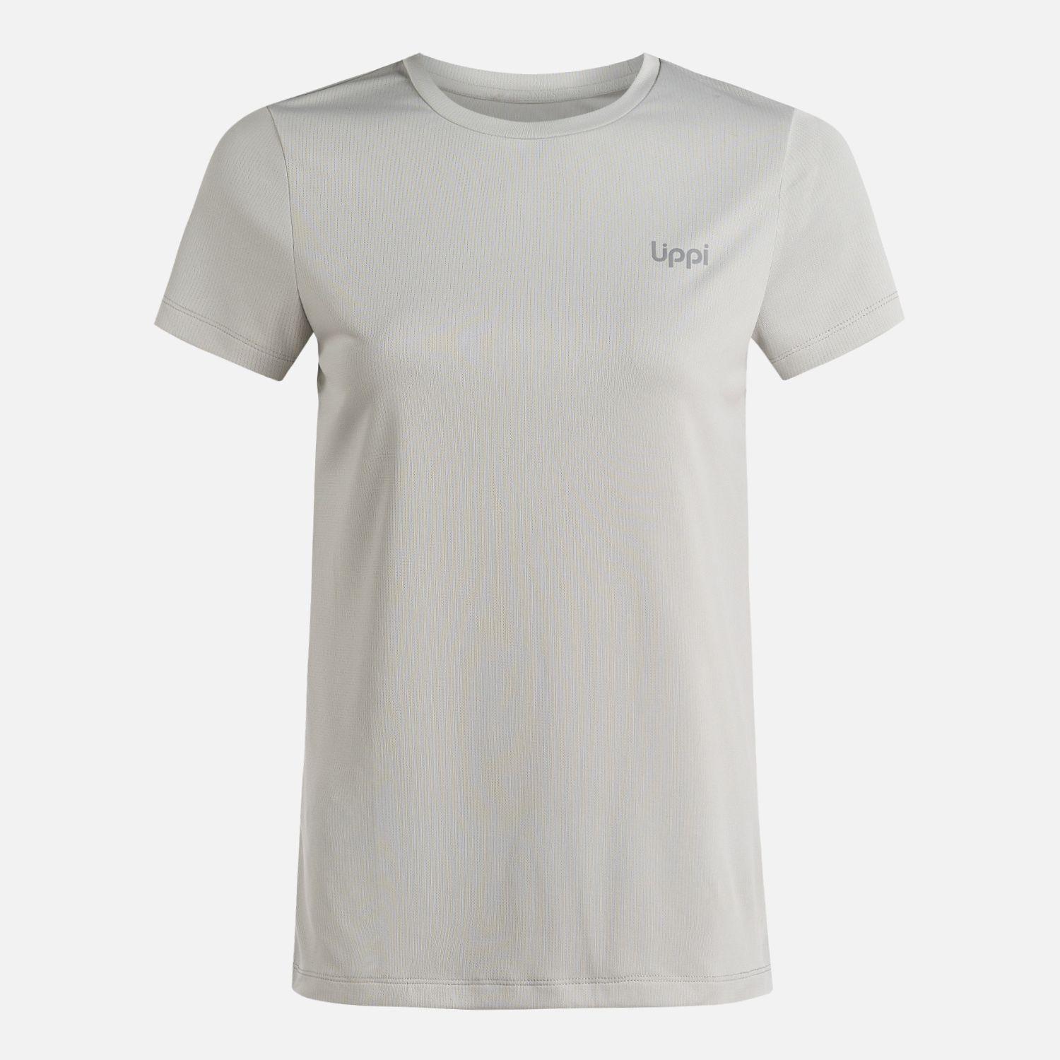 Polera Mujer Core Q-Dry T-Shirt Gris Claro Lippi-5