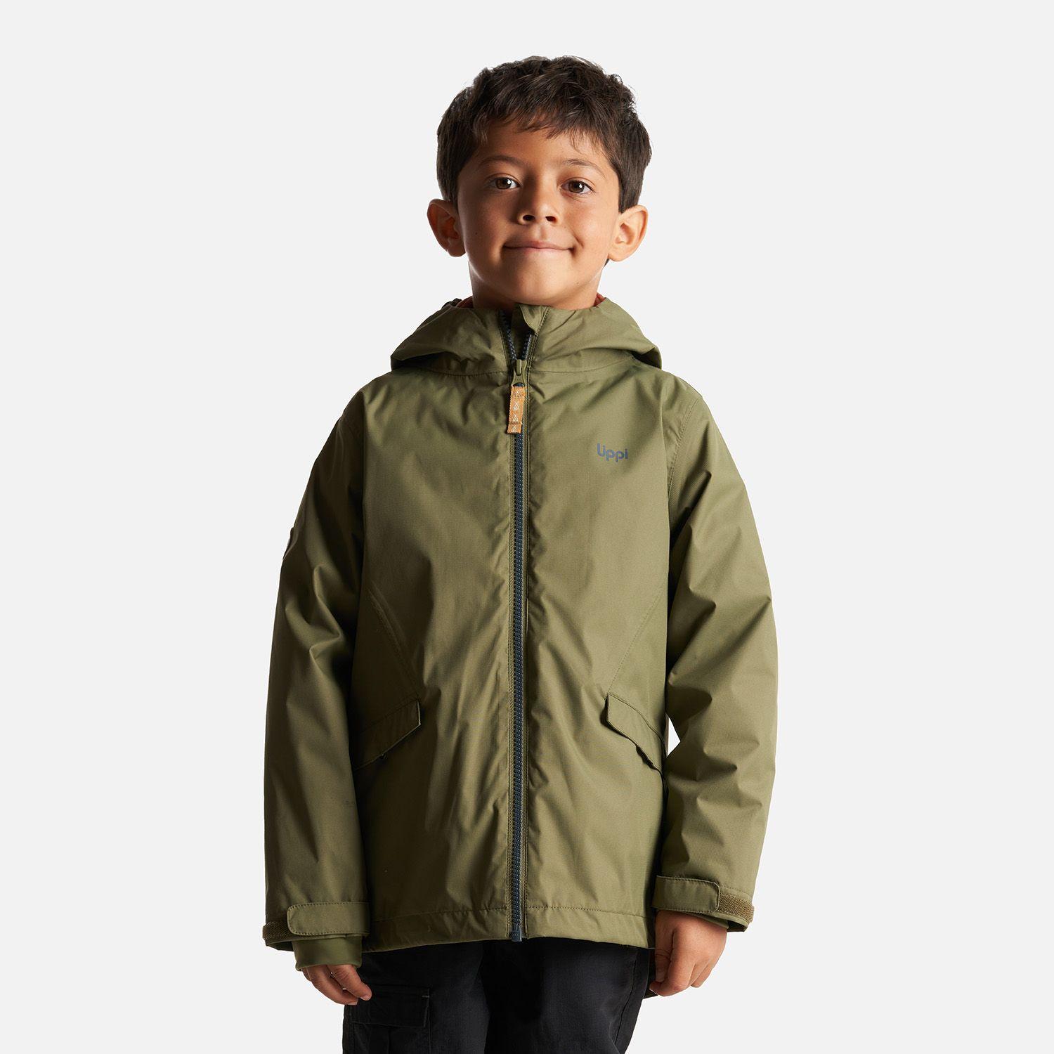 Chaqueta Niño Snowball Fusion-3 Hoody Jacket Verde/Terracota Lippi-1