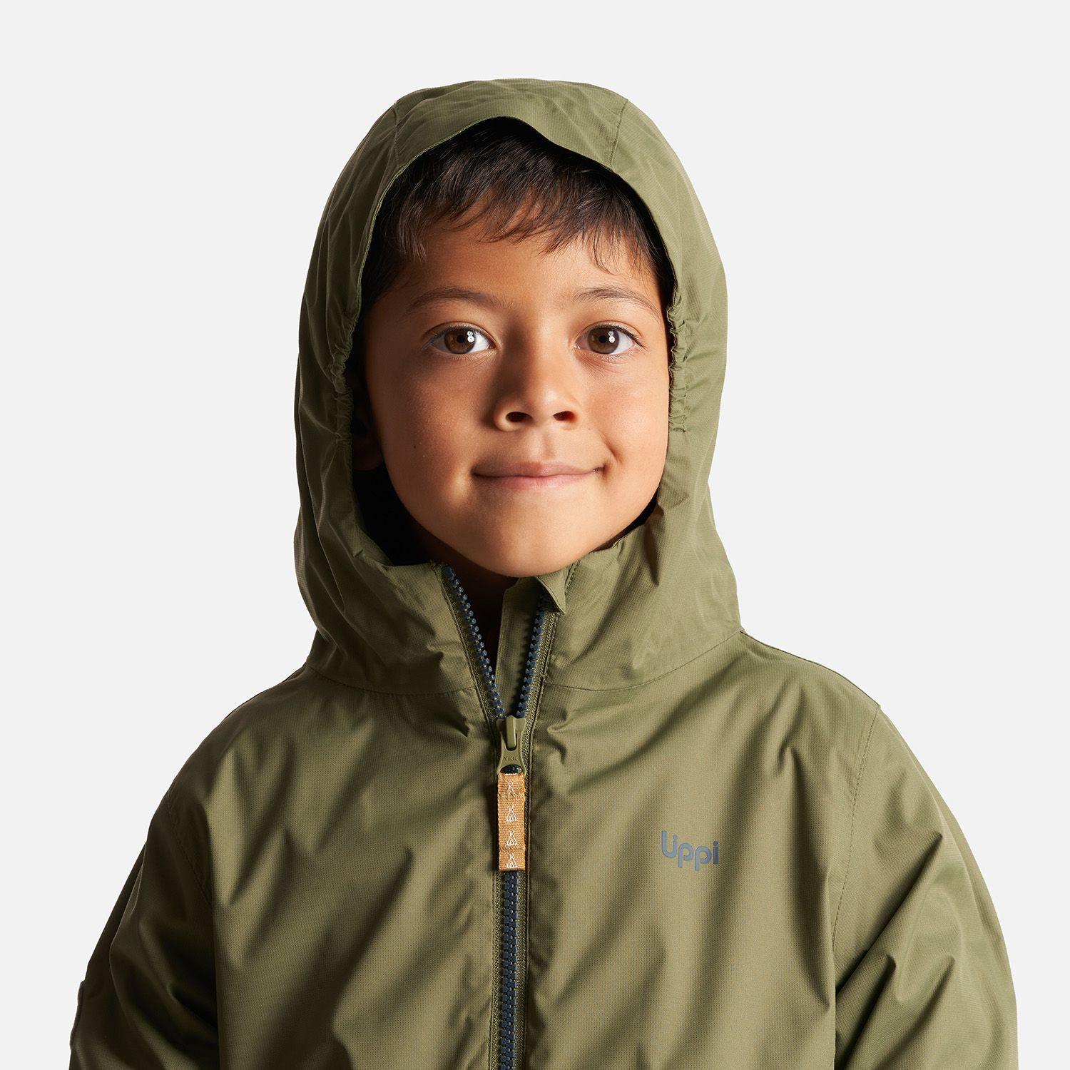 Chaqueta Niño Snowball Fusion-3 Hoody Jacket Verde/Terracota Lippi-4