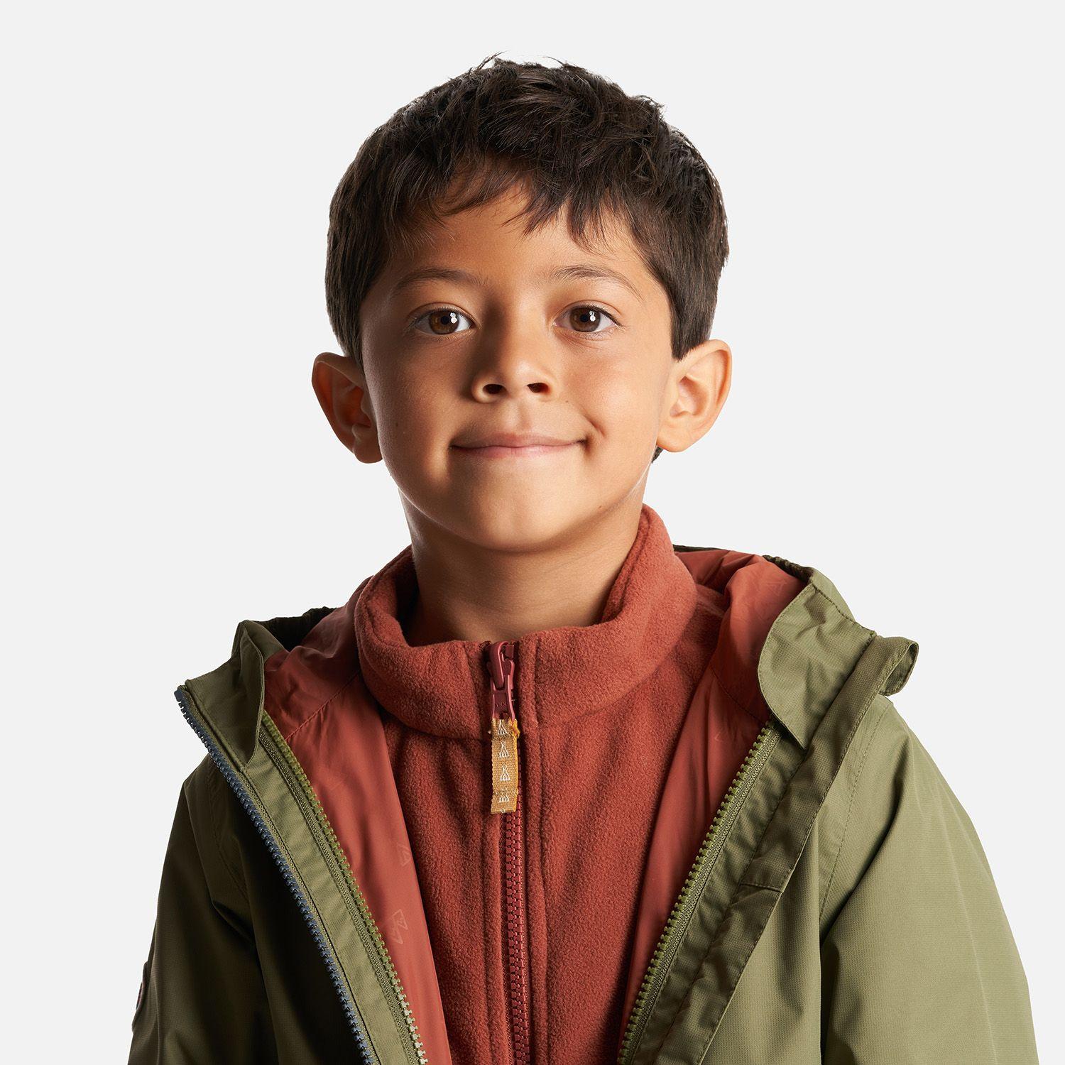 Chaqueta Niño Snowball Fusion-3 Hoody Jacket Verde/Terracota Lippi-6