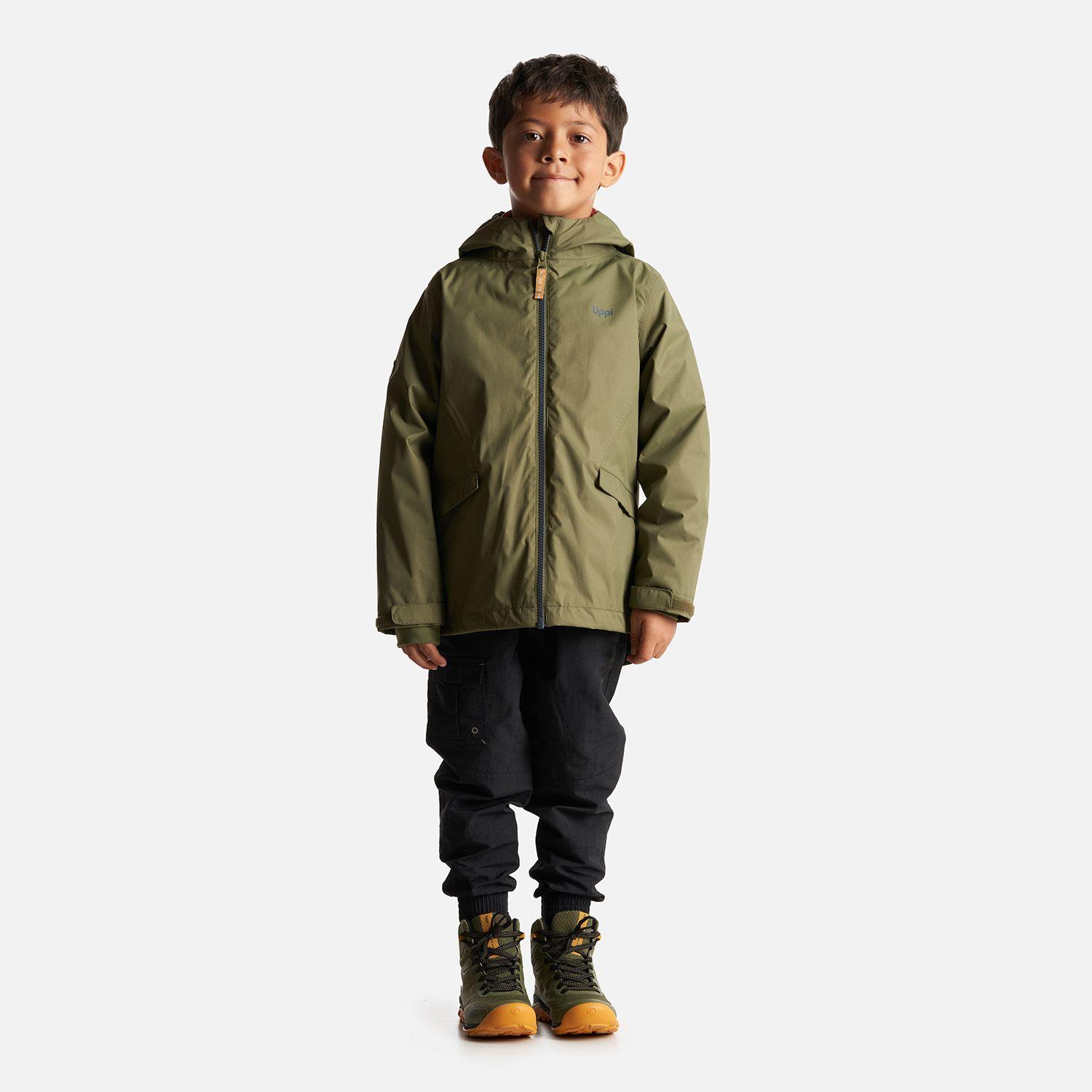 Chaqueta Niño Snowball Fusion-3 Hoody Jacket Verde/Terracota Lippi-8