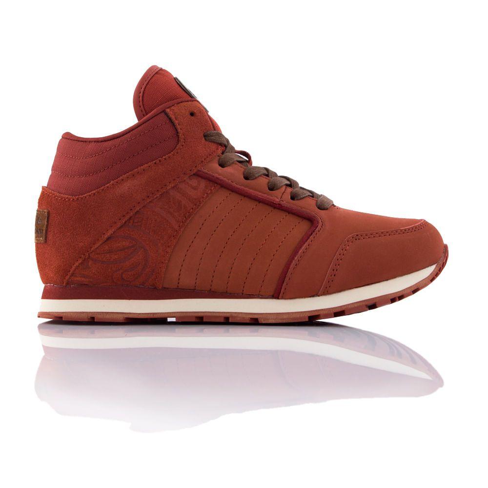 Zapatilla Mujer Tangaroa Mid Rojo Haka Honu-0
