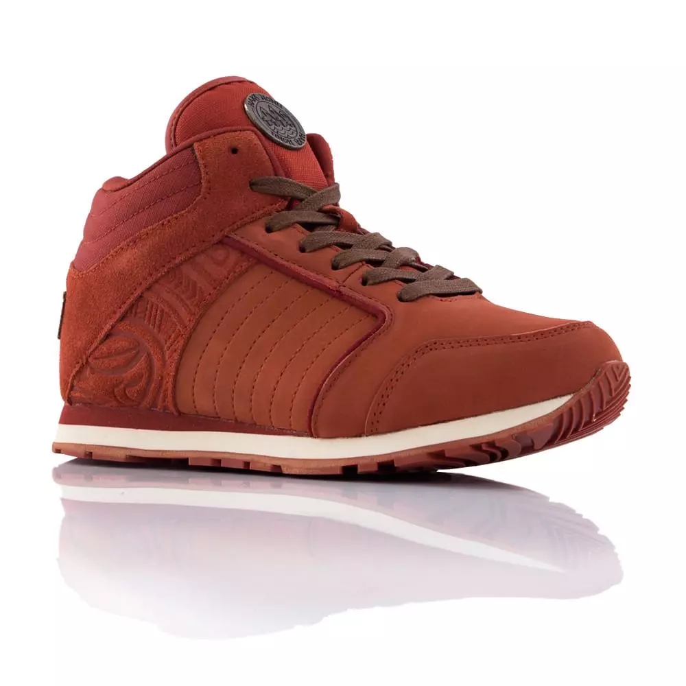 Zapatilla Mujer Tangaroa Mid Rojo Haka Honu-1
