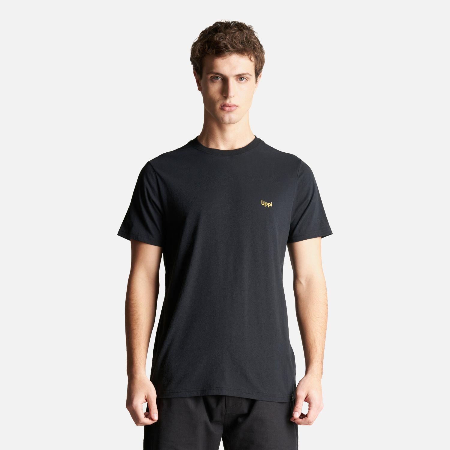 Polera Hombre Logo Lippi Back T-Shirt Negro Lippi-1
