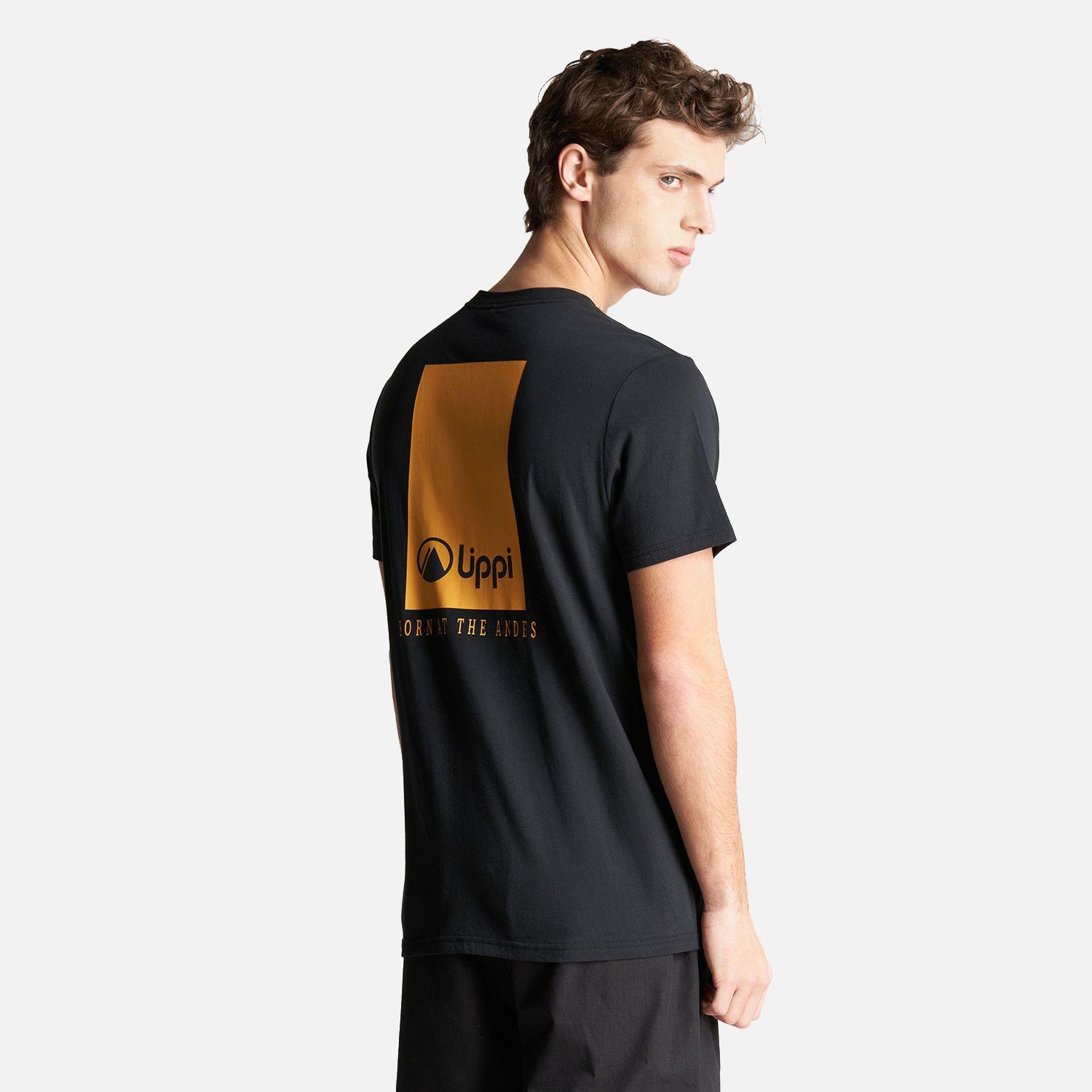 Polera Hombre Logo Lippi Back T-Shirt Negro Lippi-4