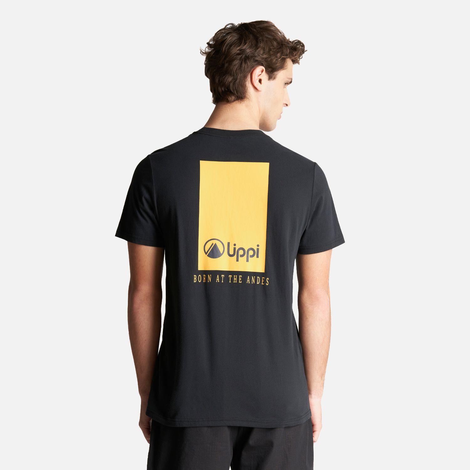 Polera Hombre Logo Lippi Back T-Shirt Negro Lippi-5