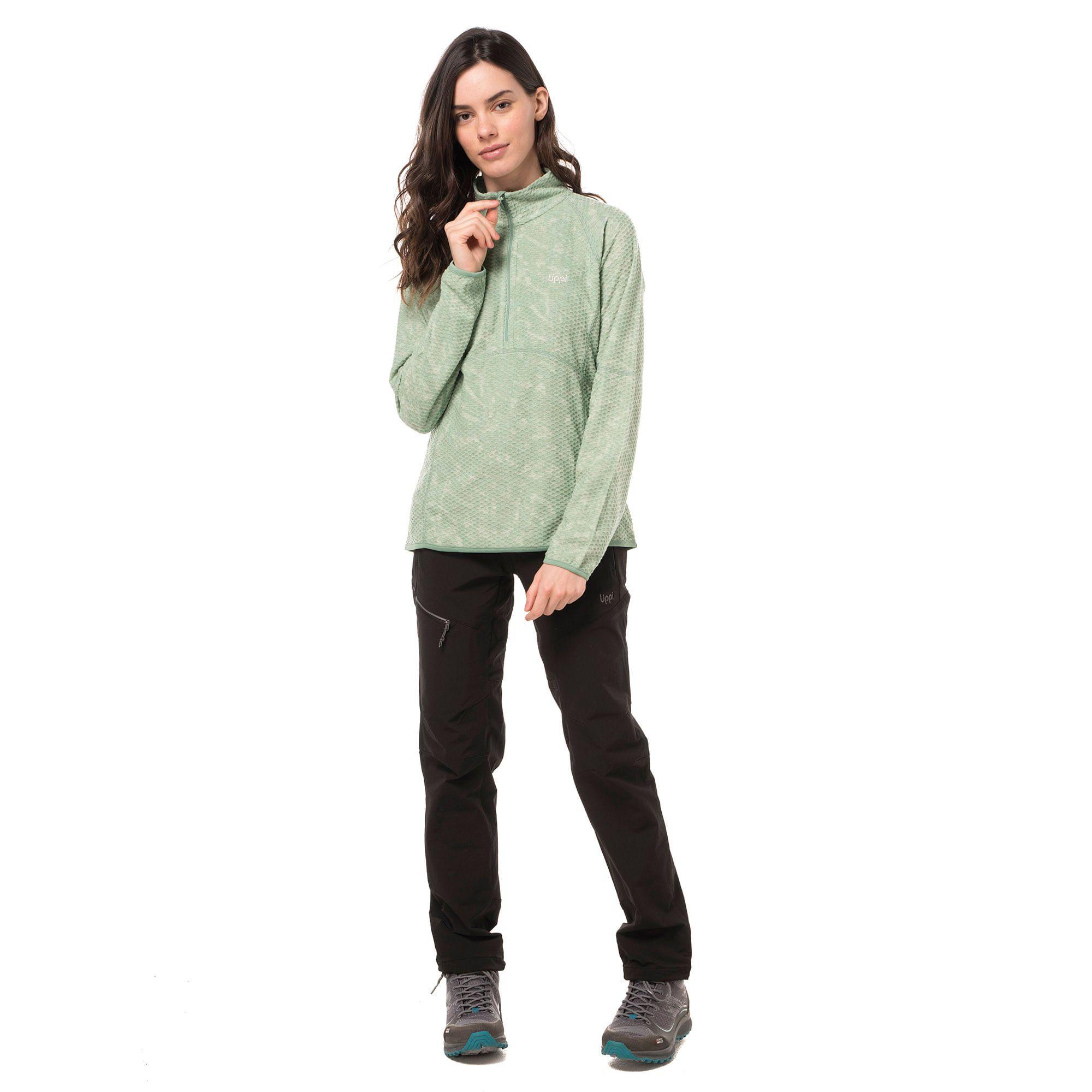 Poleron Mujer Jacaranda Nano-F 14 Zip Negro Lippi V20-1