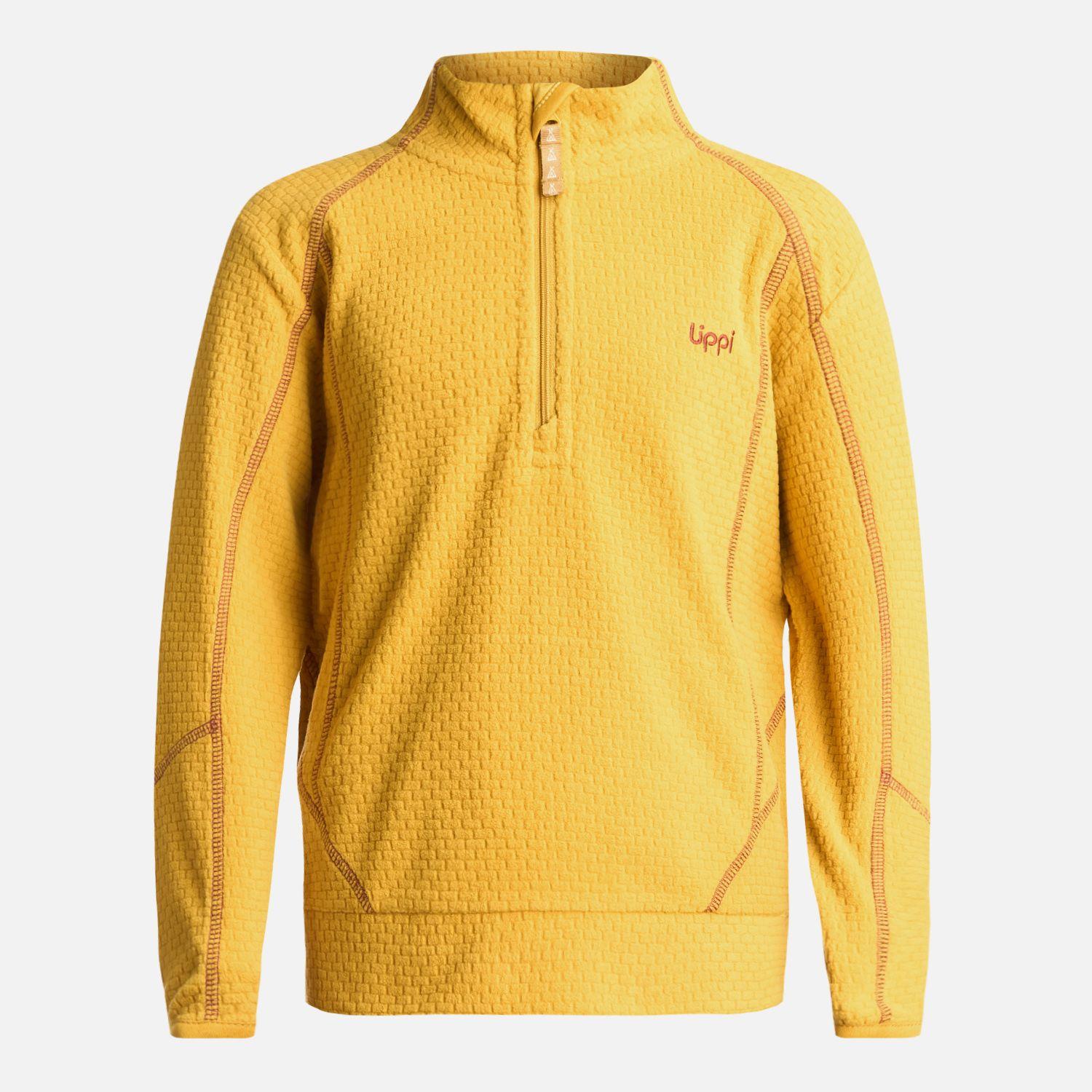 Poleron Niño Saltamontes Nano-F 14 Zip Mostaza Lippi I24-0