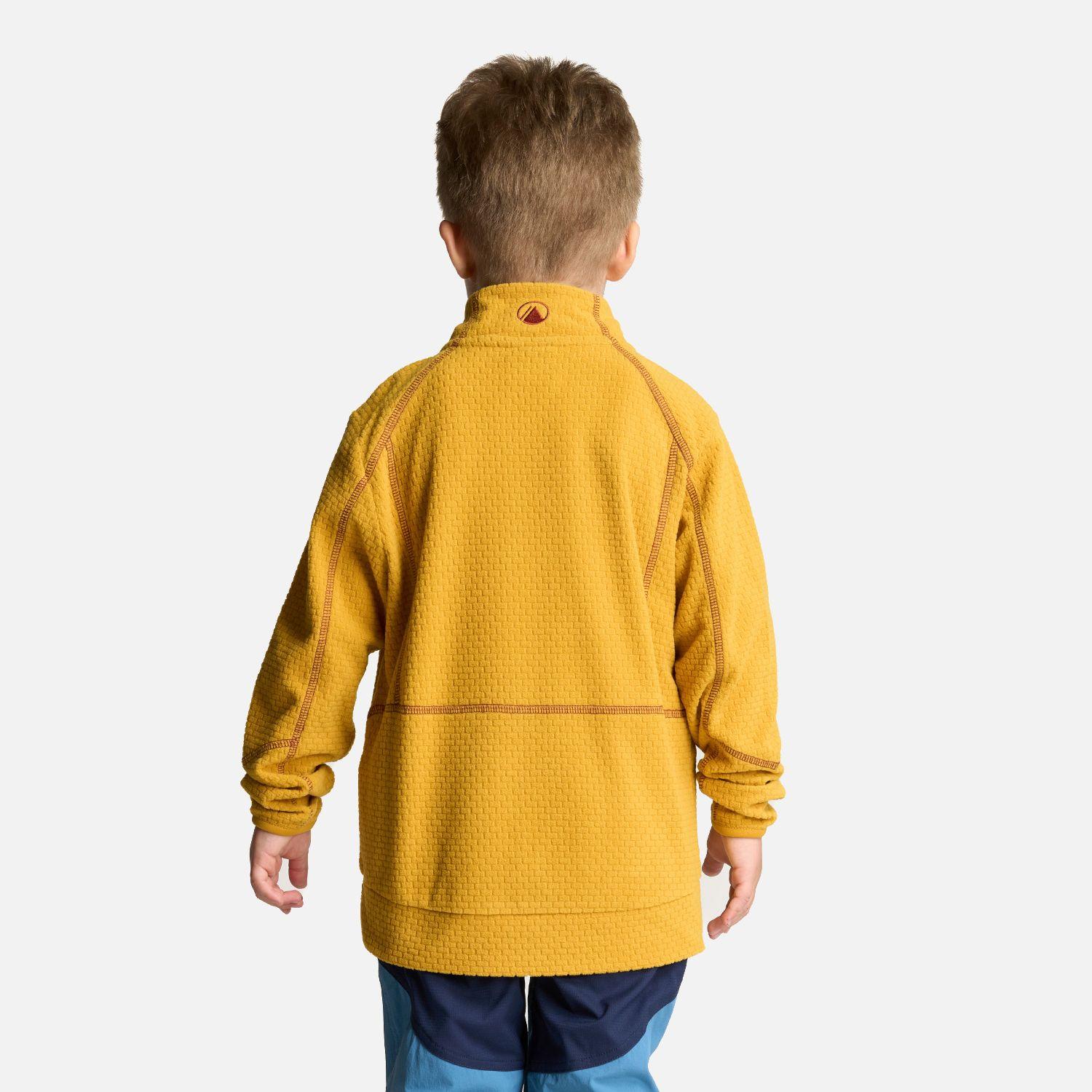 Poleron Niño Saltamontes Nano-F 14 Zip Mostaza Lippi I24-4