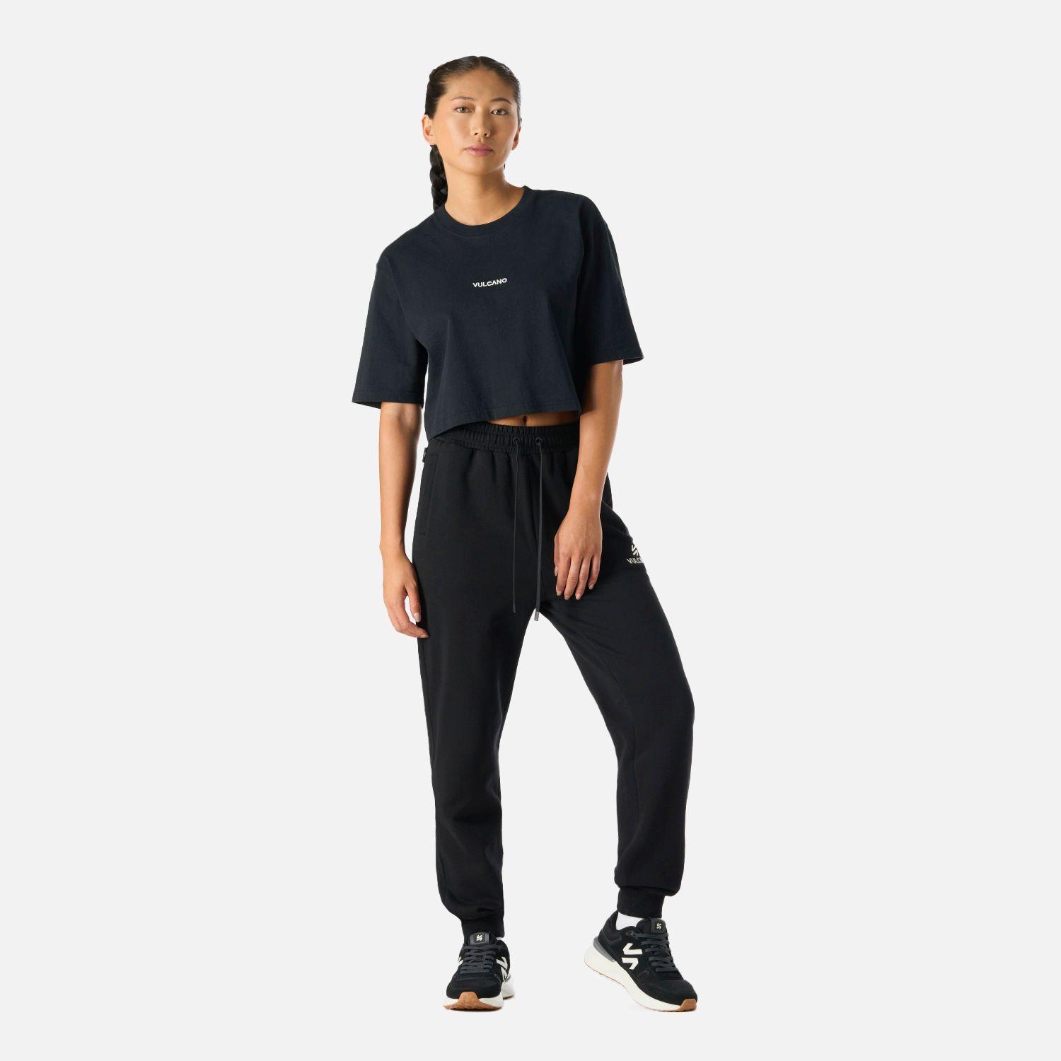 Pantalón Mujer Cool Down Jogger Pants Negro Vulcano-5