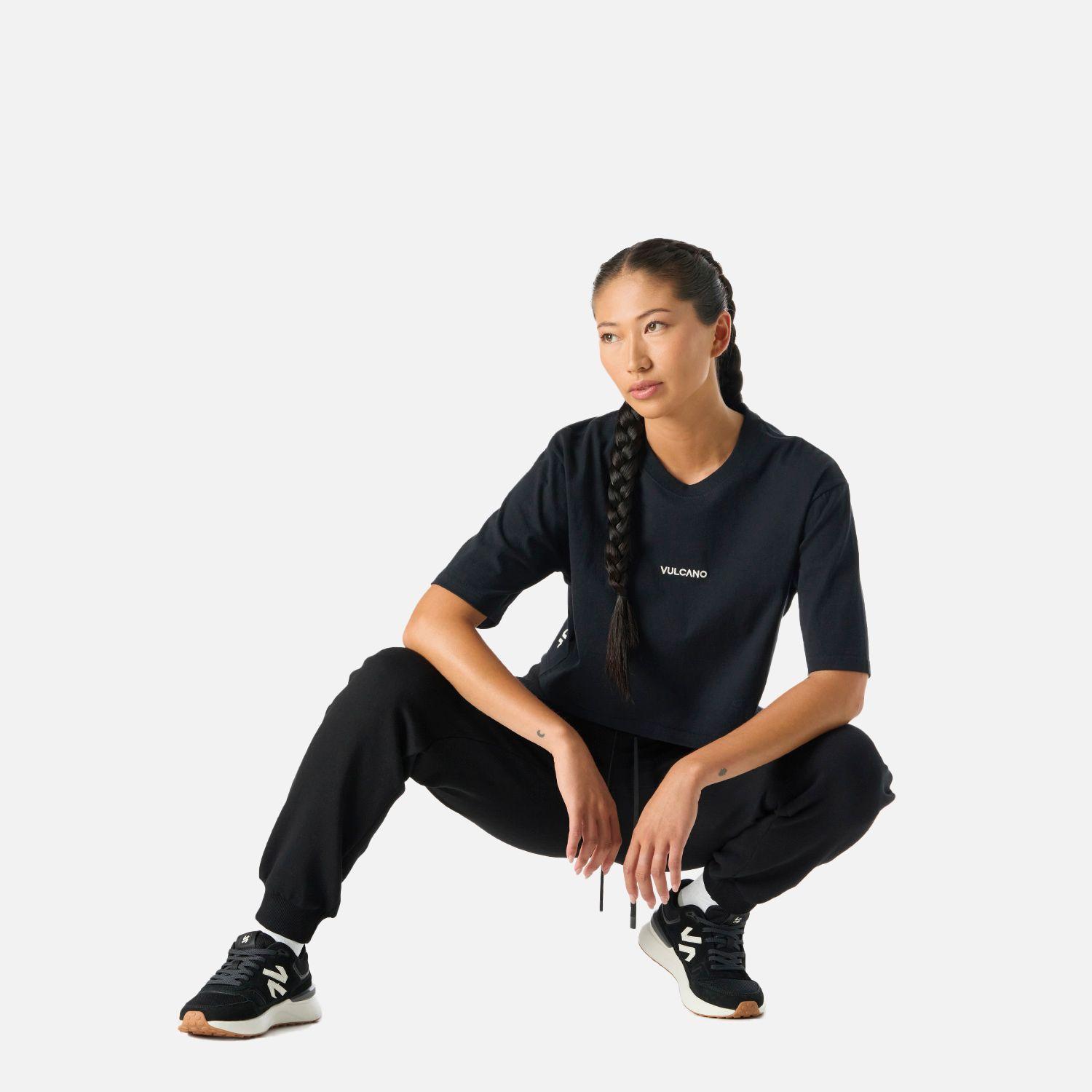 Pantalón Mujer Cool Down Jogger Pants Negro Vulcano-6