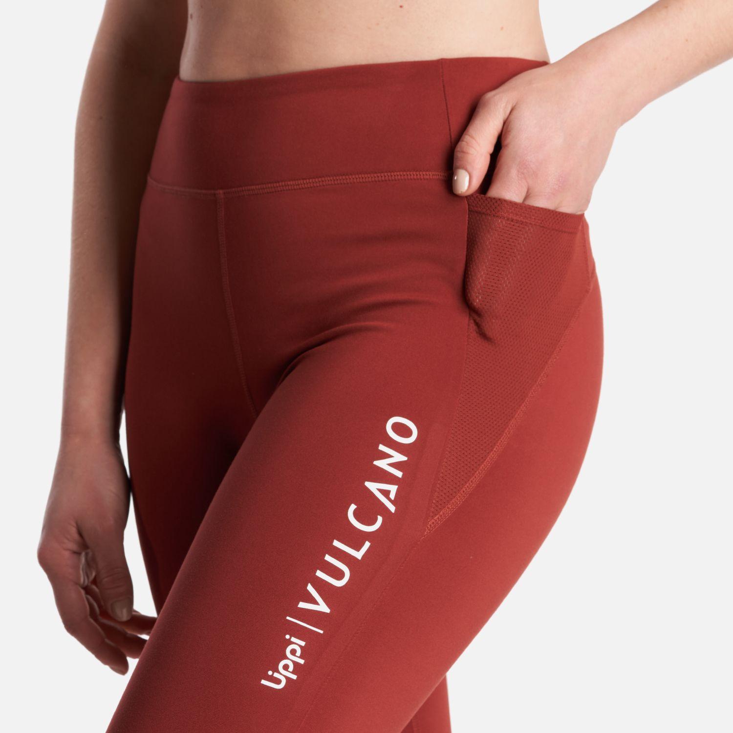 Calza Mujer  B- Fast Trail Leggings Burdeo Lippi-4