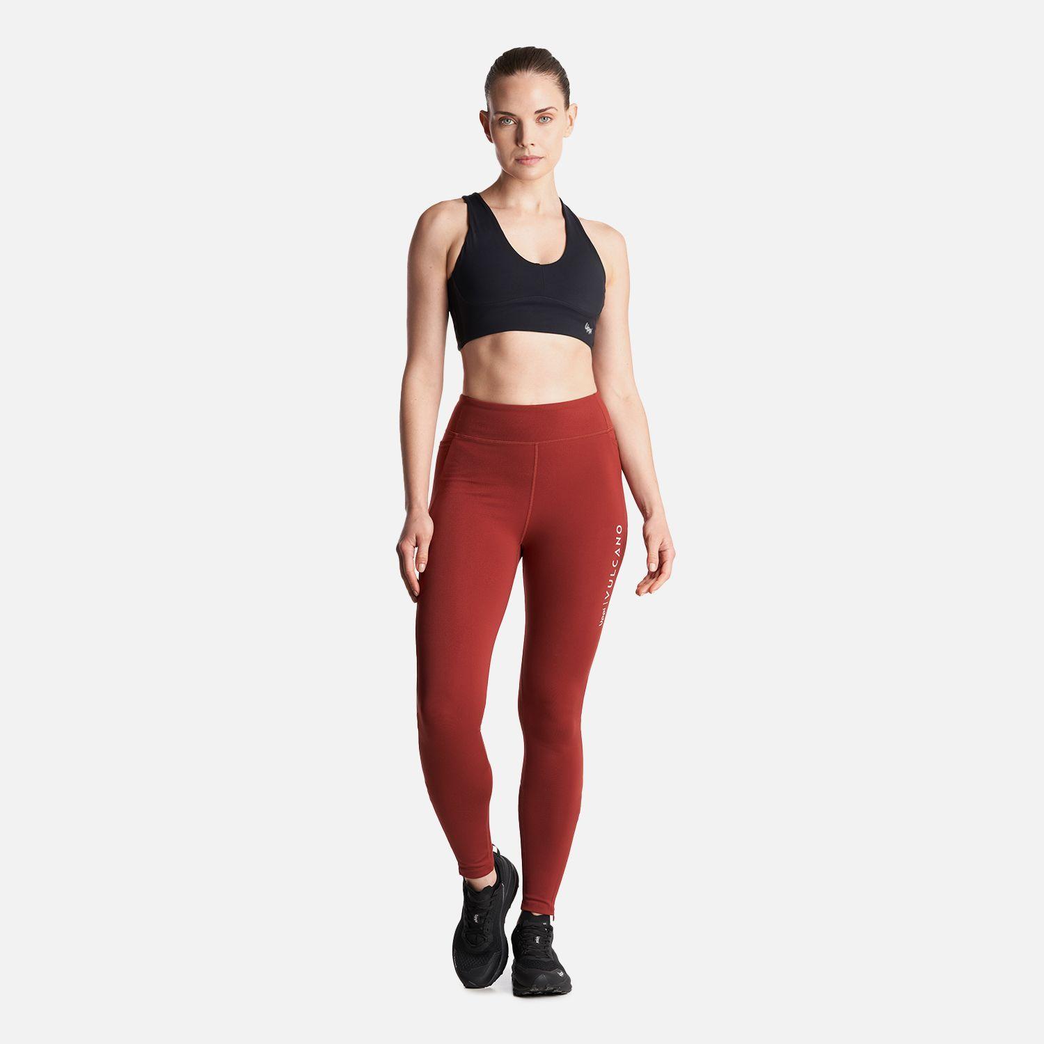 Calza Mujer  B- Fast Trail Leggings Burdeo Lippi-5