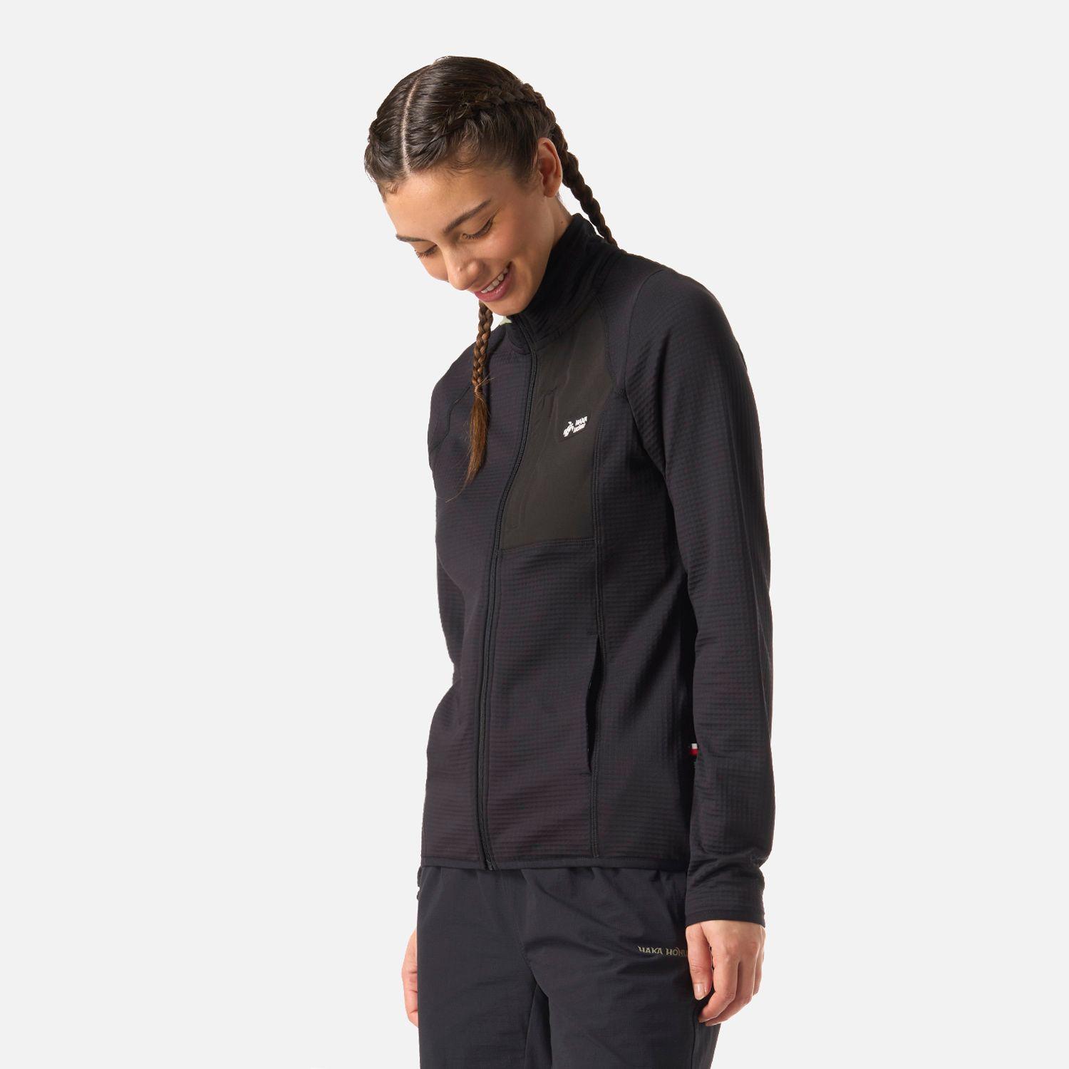 Polerón Mujer Taina Full Zip Negro Haka Honu V26-1