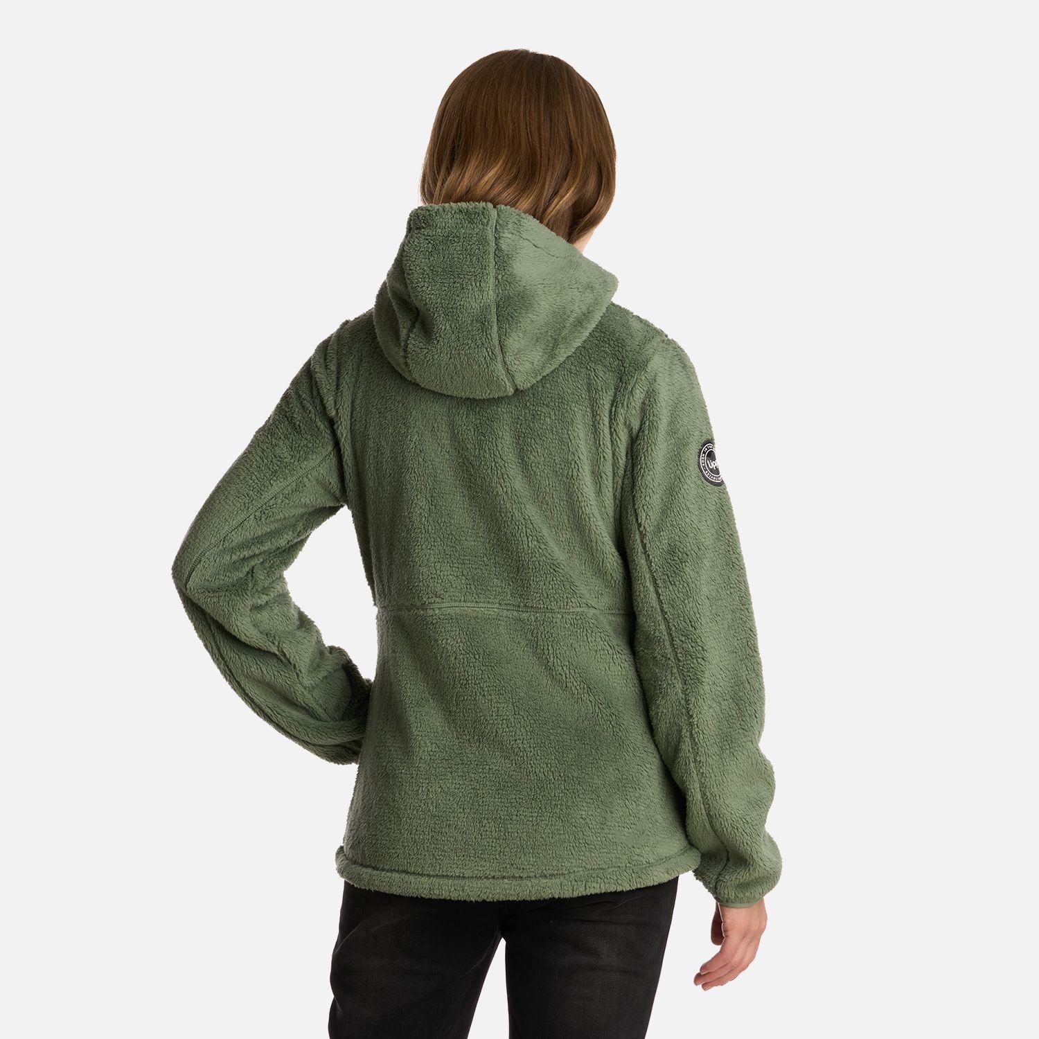 Polar Mujer Bear Shaggy-Pro Hoody Jade Oscuro Lippi I25-2