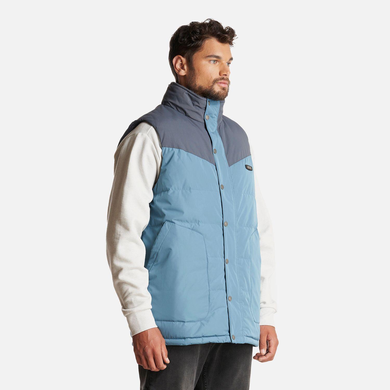 Chaqueta Hombre Kobuk Down Vest Azul Piedra Lippi-2