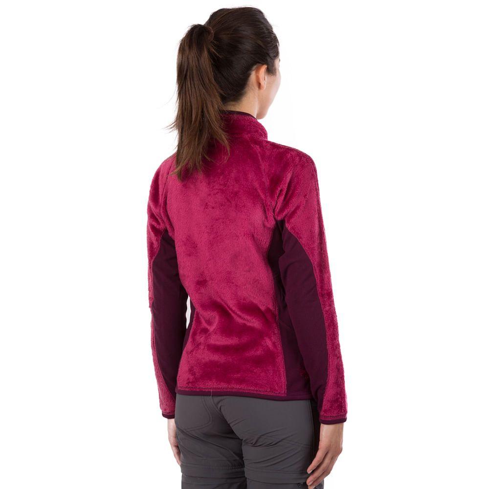 Poleron Mujer Numan Shaggy-Pro Turquesa Oscuro Lippi-2