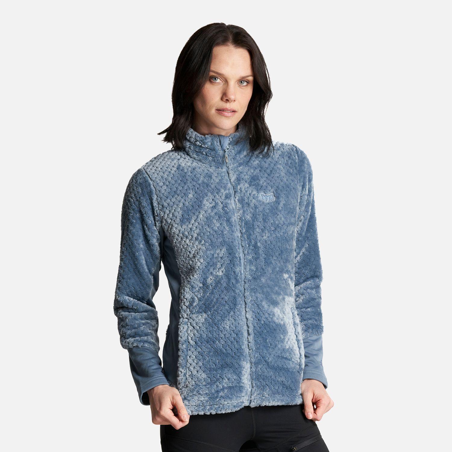 Chaqueta Mujer Furry Shaggy-Pro Jacket Azul Grisaceo Lippi-2