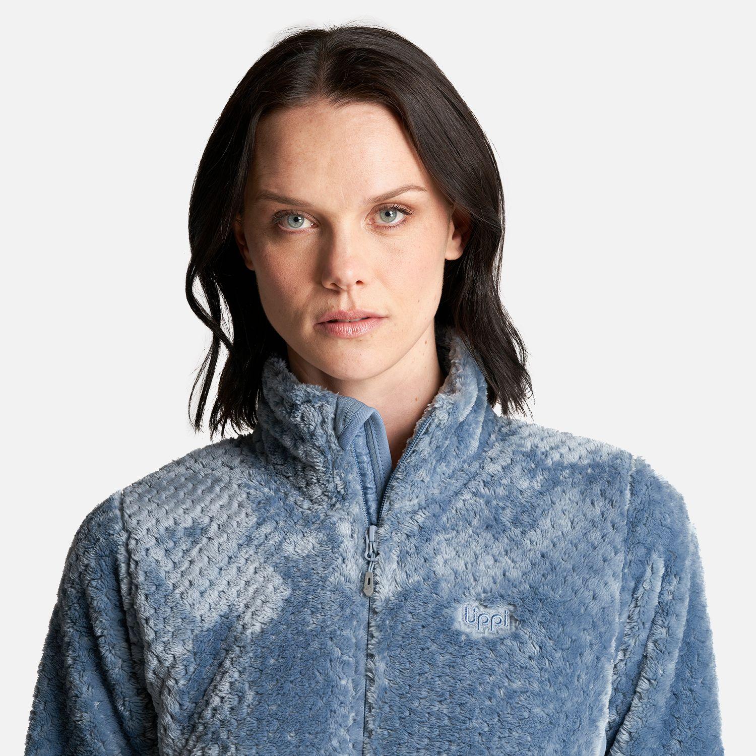 Chaqueta Mujer Furry Shaggy-Pro Jacket Azul Grisaceo Lippi-4