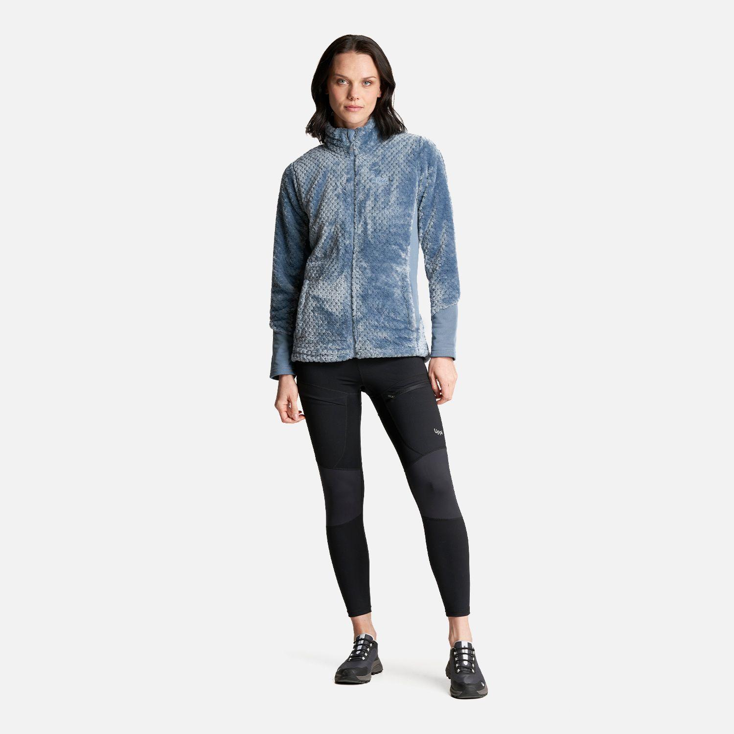 Chaqueta Mujer Furry Shaggy-Pro Jacket Azul Grisaceo Lippi-6