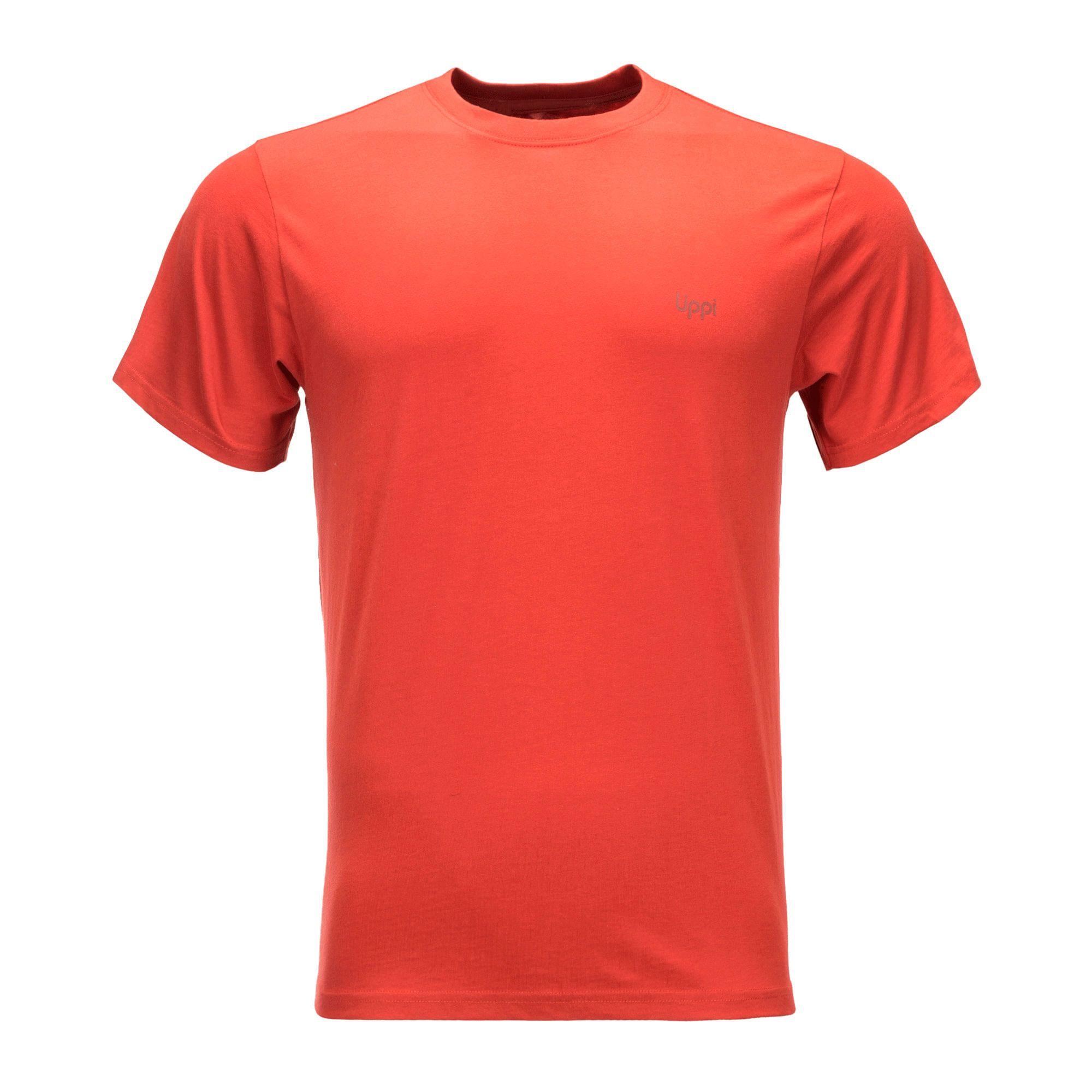 Polera Hombre Ulmo Cotton UV-Stop T-Shirt Terracota Lippi-0