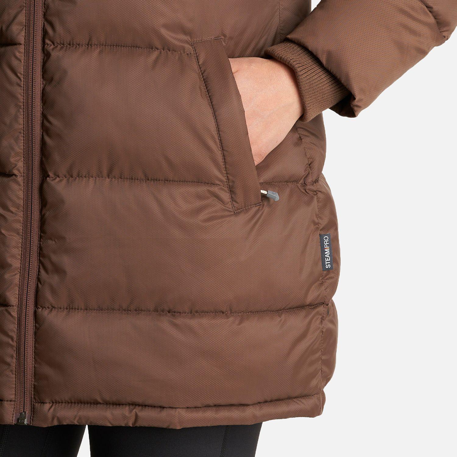 Chaqueta Mujer Long Line Steam Pro Hoody Jacket Café Lippi-7