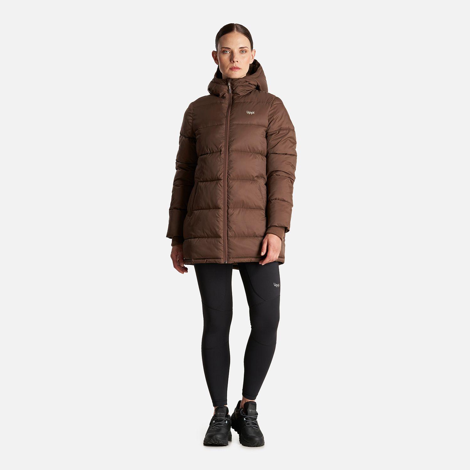 Chaqueta Mujer Long Line Steam Pro Hoody Jacket Café Lippi-8