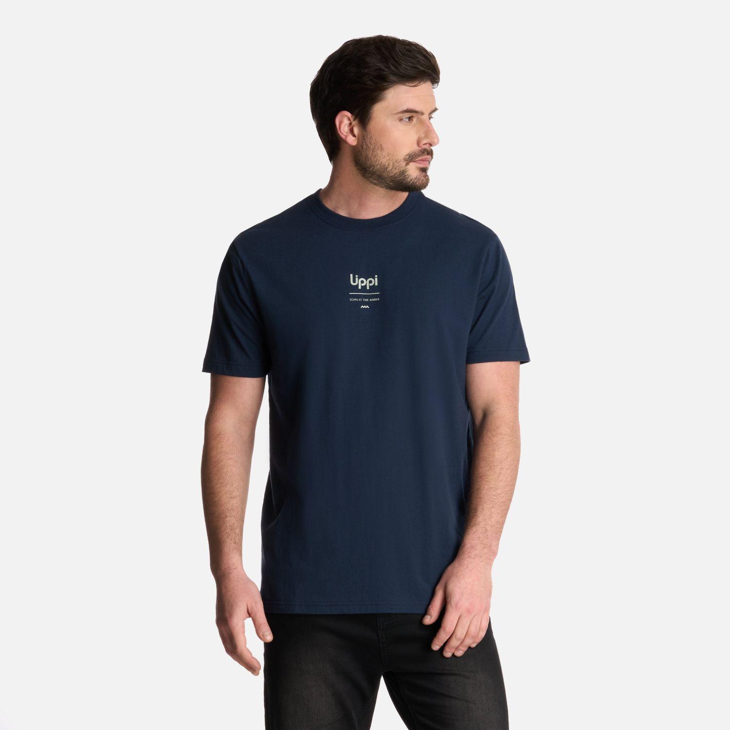Polera Hombre Ulmo Mid Point T-Shirt Azul Marino Lippi-0