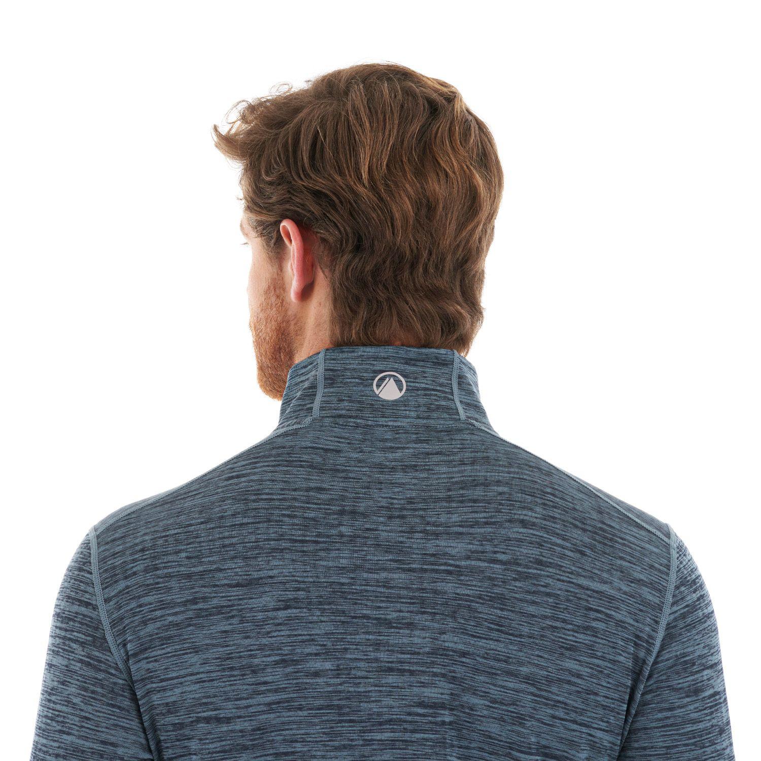 Poleron Hombre Just Move Nano-F 14 Zip Azul Grisaceo Lippi-8